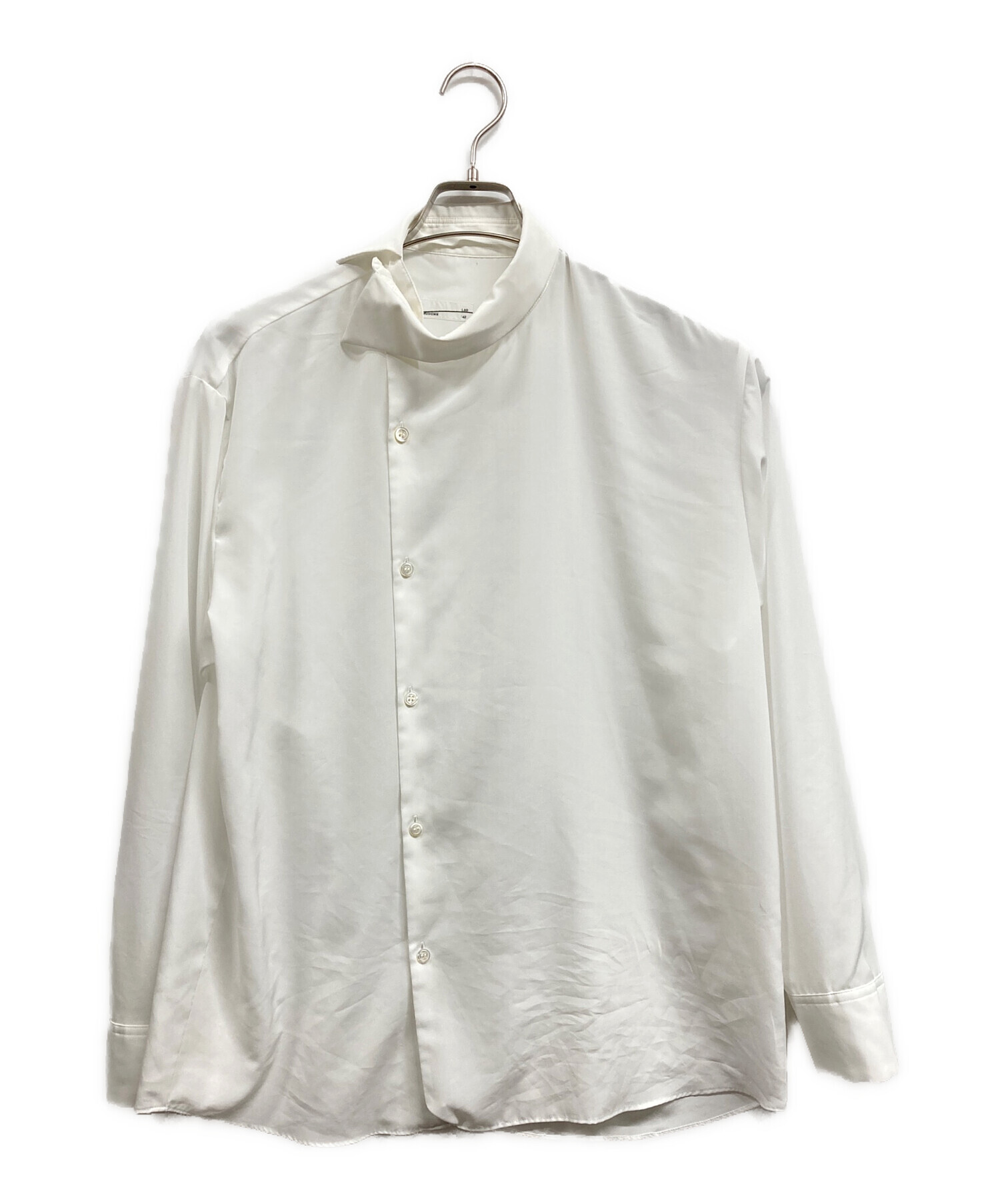 ラッドミュージシャン　LAD MUSICIAN ロングシャツ　ホワイト44サイズ 中古・古着通販】LAD MUSICIAN (ラッドミュージシャン) DIAGONAL BIG