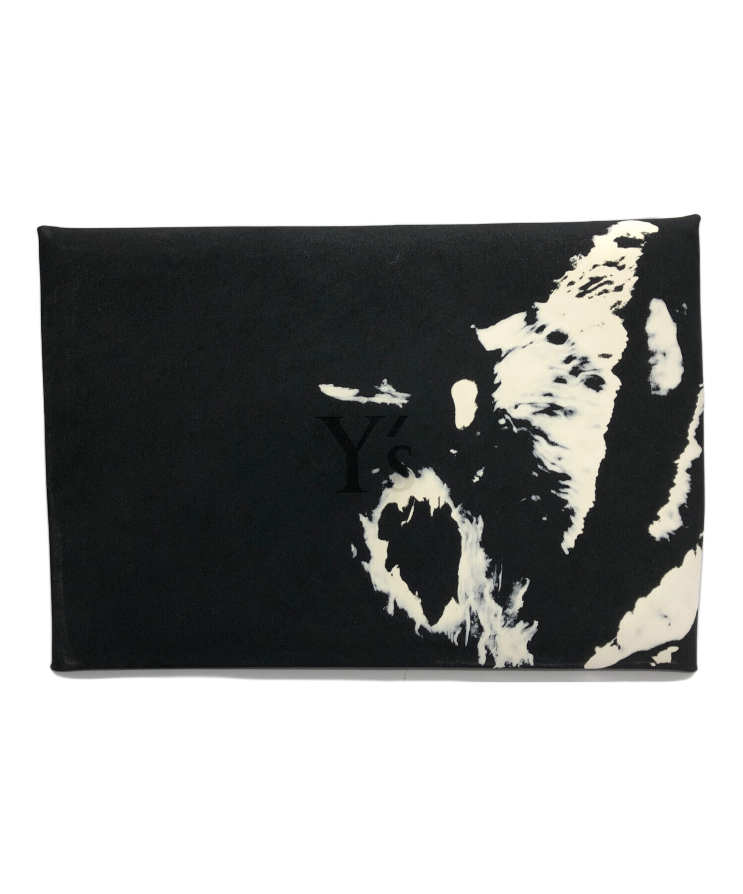 Y's ワイズ 財布・ケース  黒 【古着】【中古】【送料無料】 中古・古着通販】Y's (ワイズ) 折り畳みケース ブラック｜ブランド
