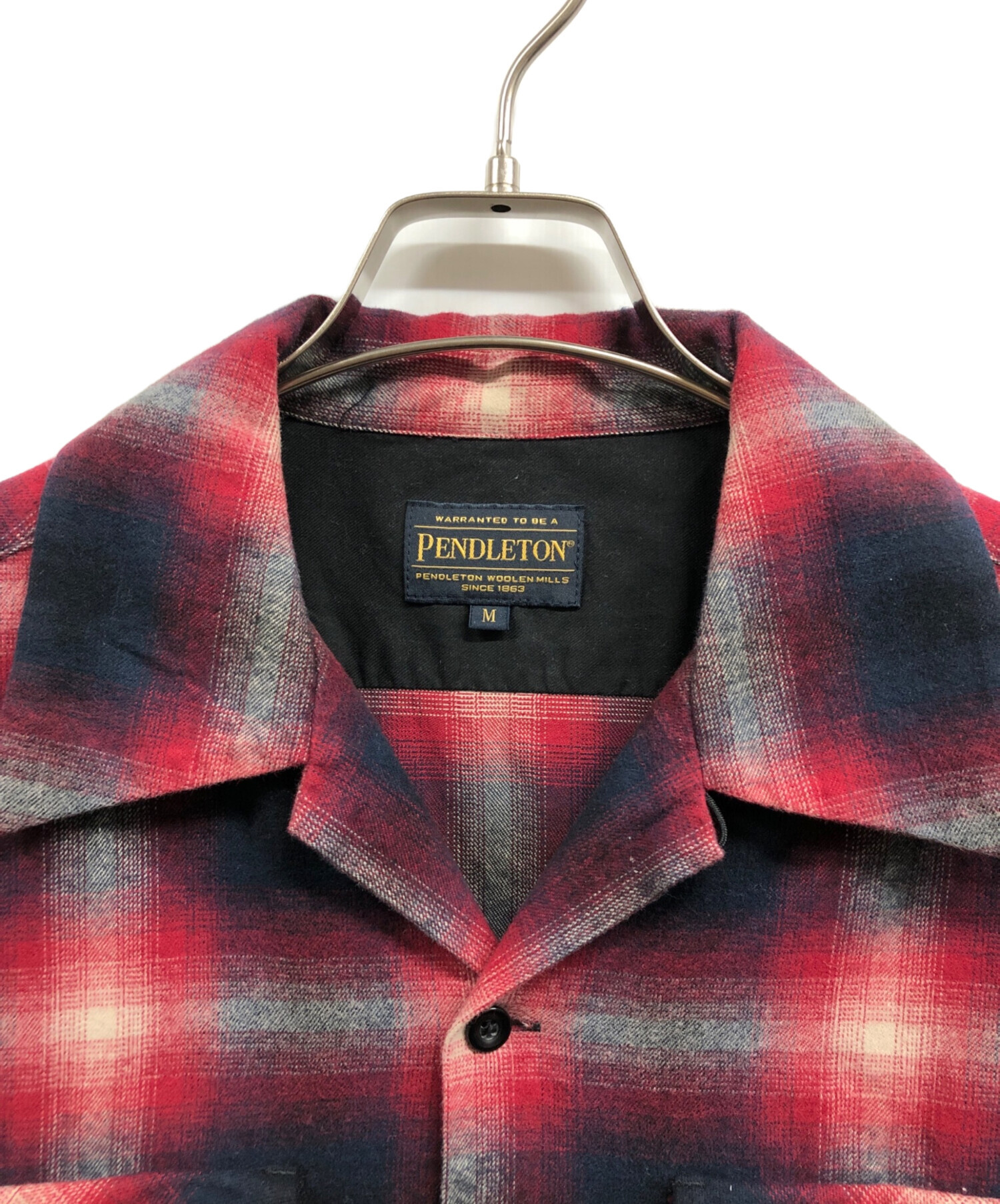 中古・古着通販】PENDLETON (ペンドルトン) チェックネルシャツ レッド