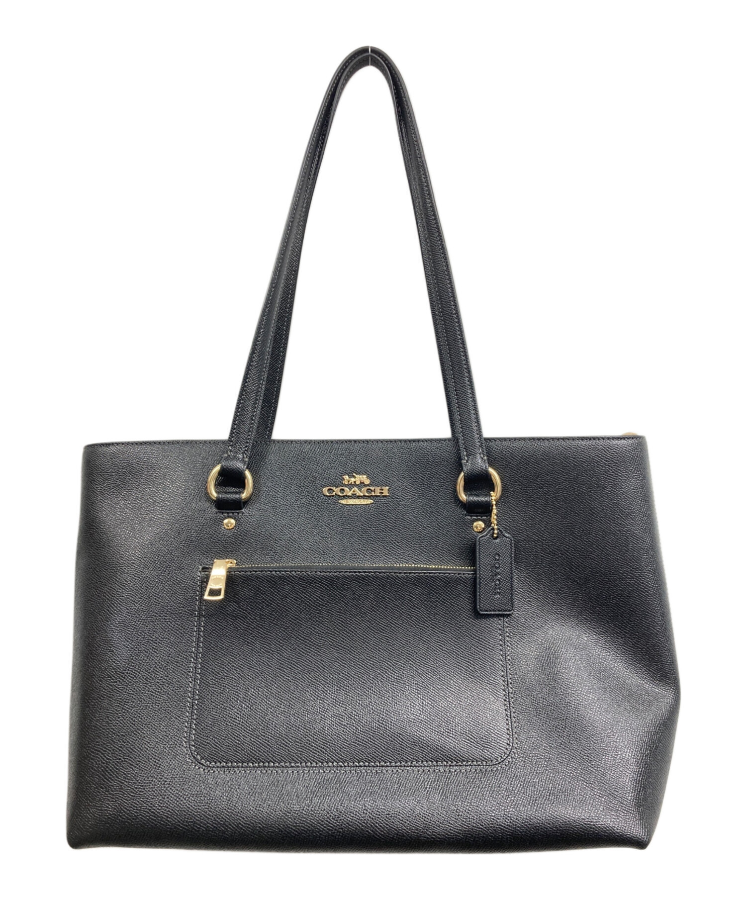 中古・古着通販】COACH (コーチ) ステーション トート バッグ ブラック