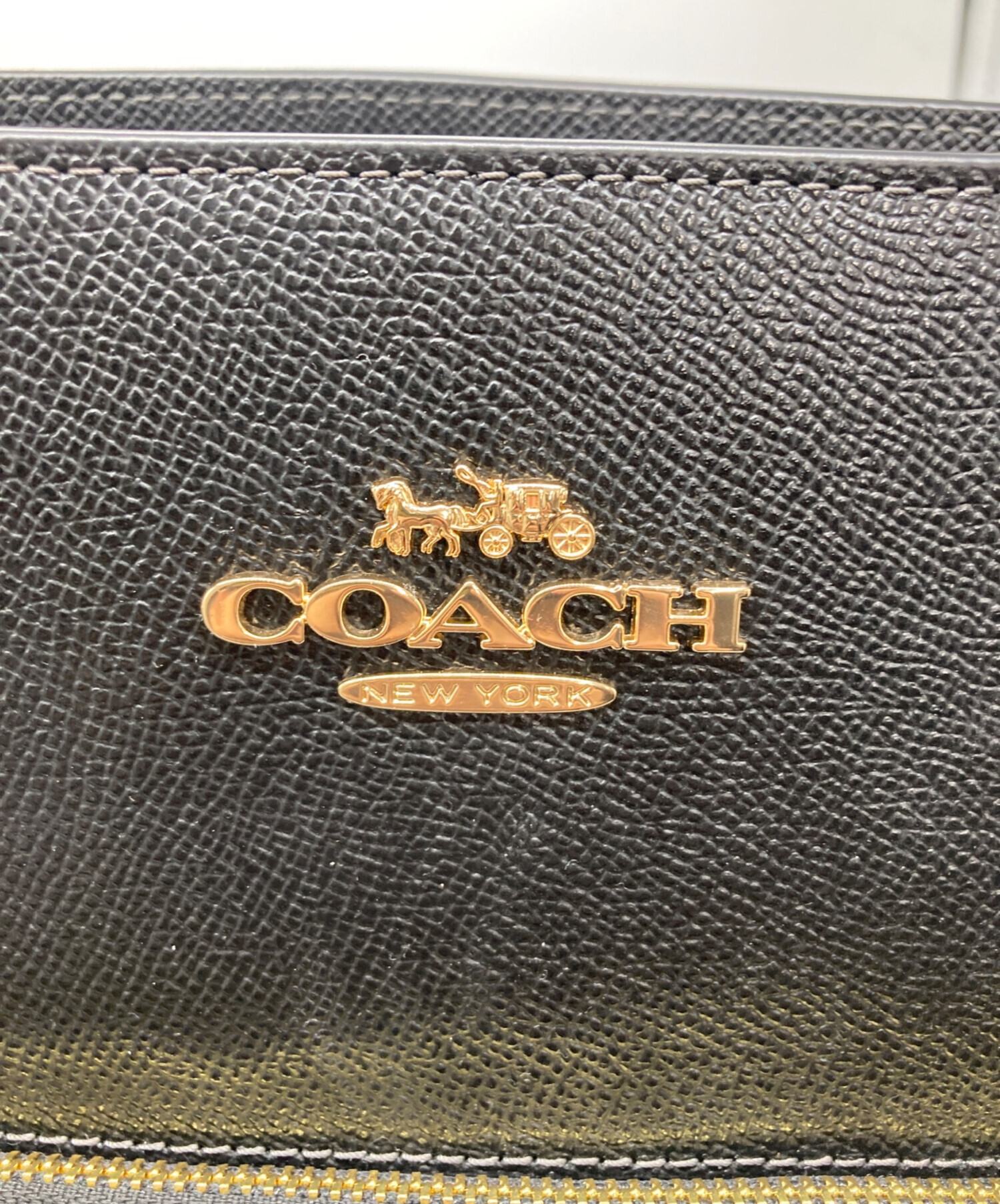 中古・古着通販】COACH (コーチ) ステーション トート バッグ ブラック