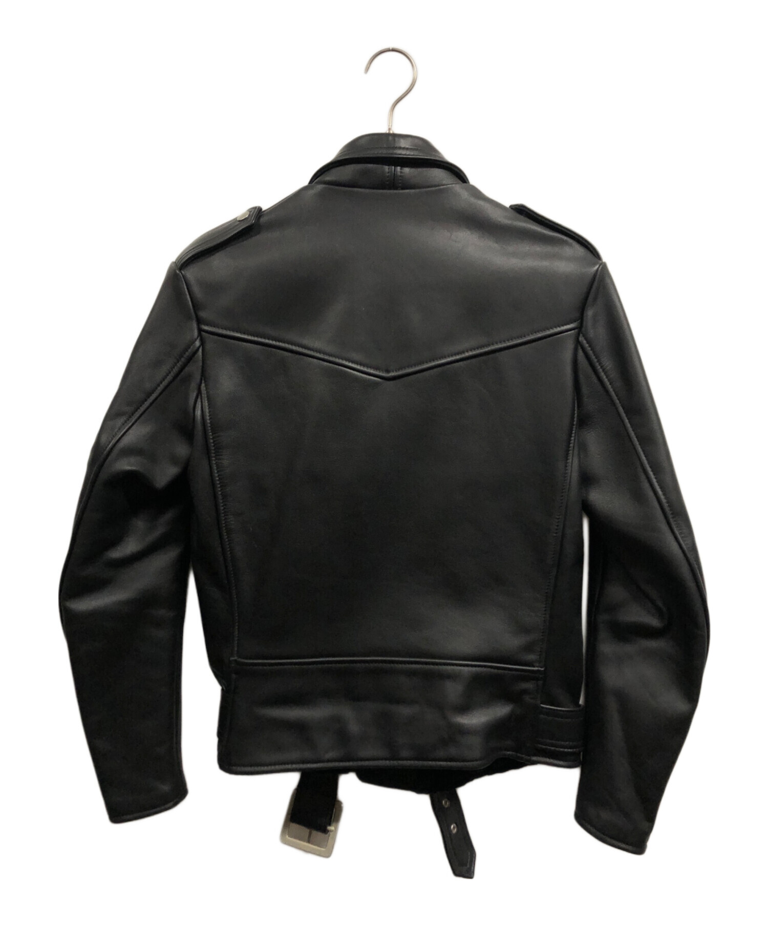 中古・古着通販】666 (666) ダブルライダースジャケット ブラック 中古・古着通販】666 (666) ダブルライダースジャケット ブラック