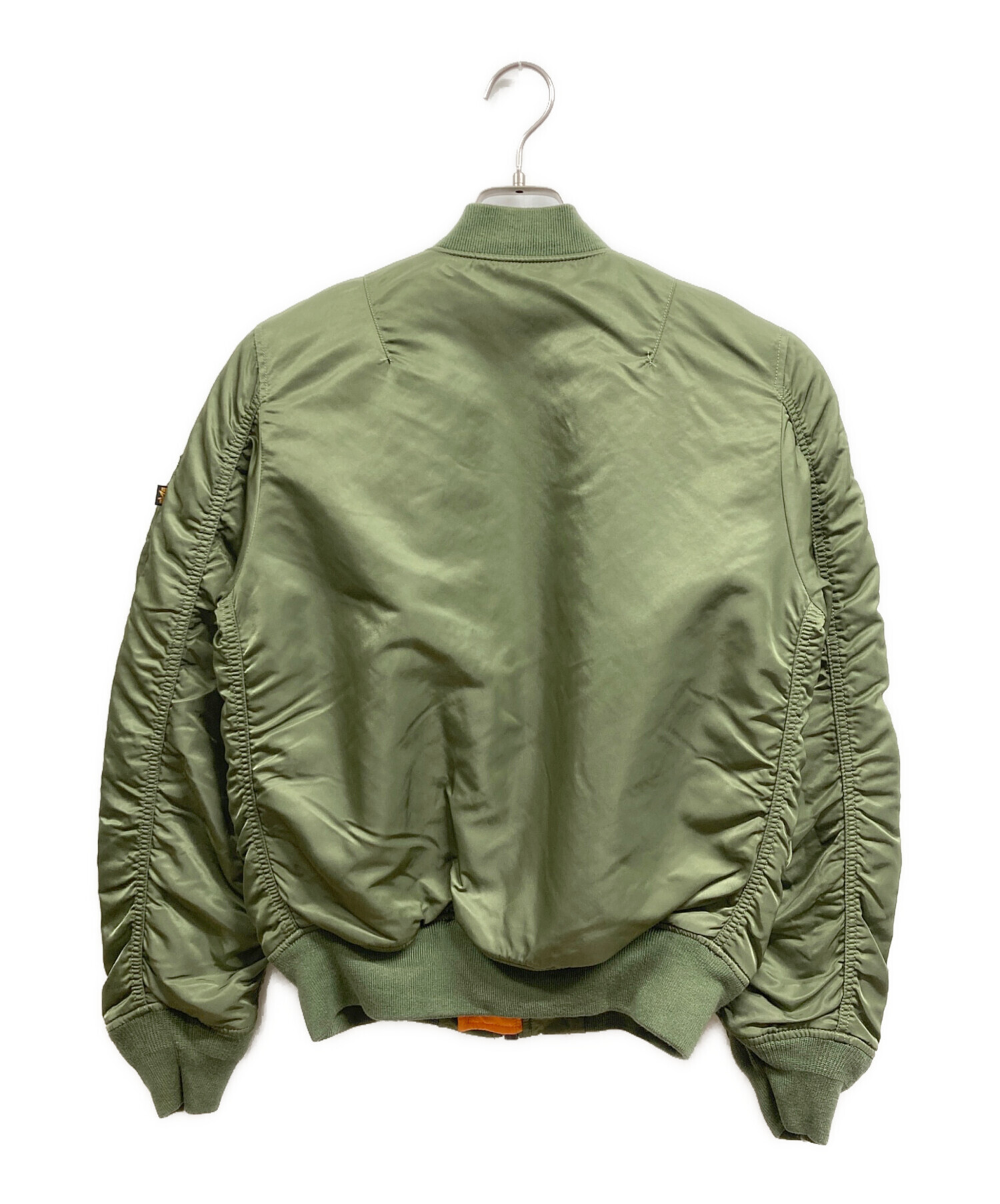 中古・古着通販】ALPHA (アルファ) MA-1ジャケット グリーン サイズ:S