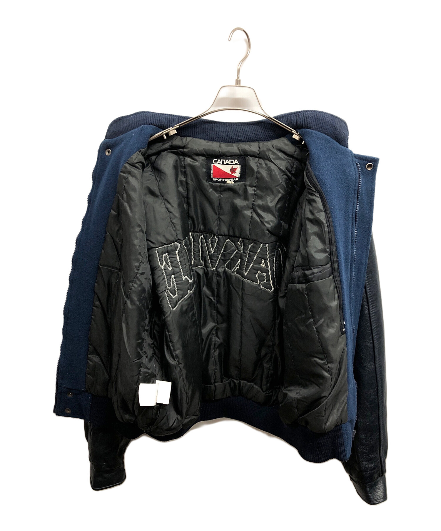 中古・古着通販】CANADA (カナダ) スタジャン ネイビー サイズ:M