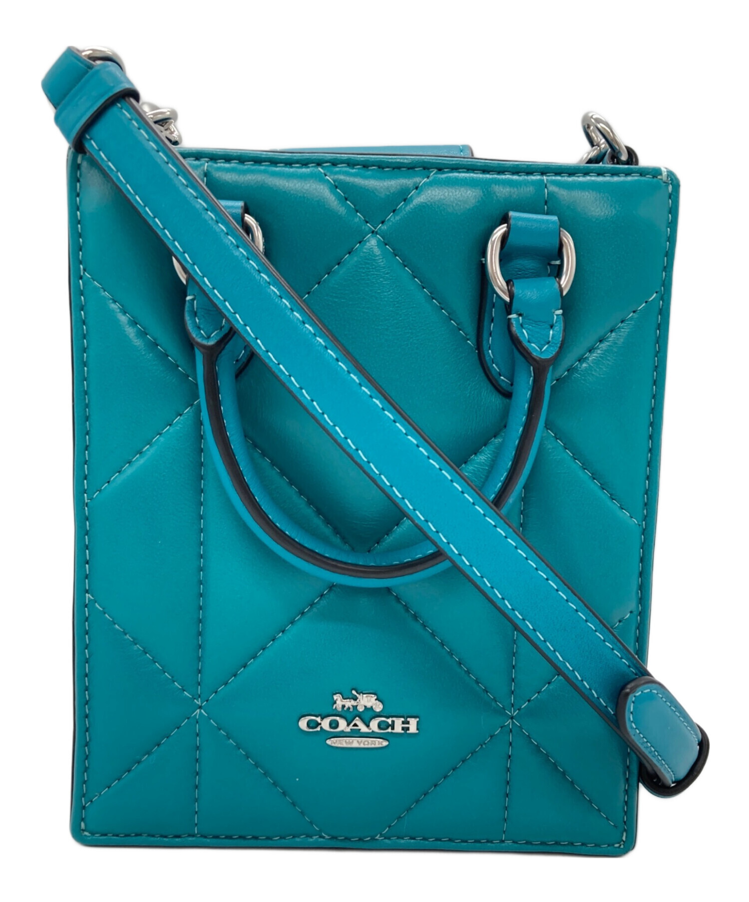 coach ショルダーポーチ 新品未使用 中古・古着通販】COACH (コーチ) ショルダーポーチ レッド｜ブランド