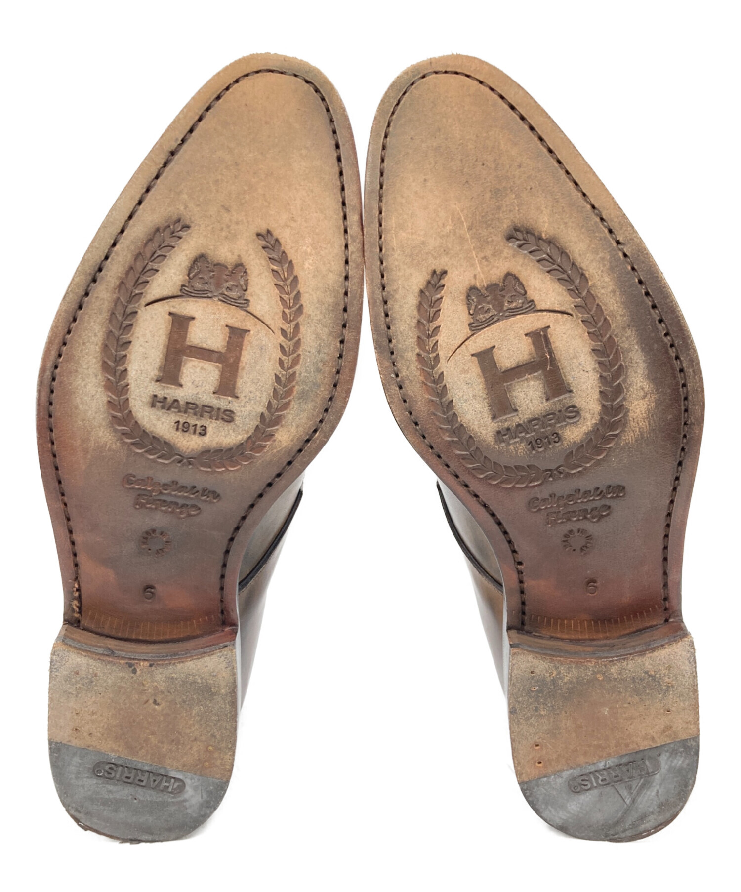 中古・古着通販】Harriss (ハリス) チャッカーブーツ ブラウン サイズ