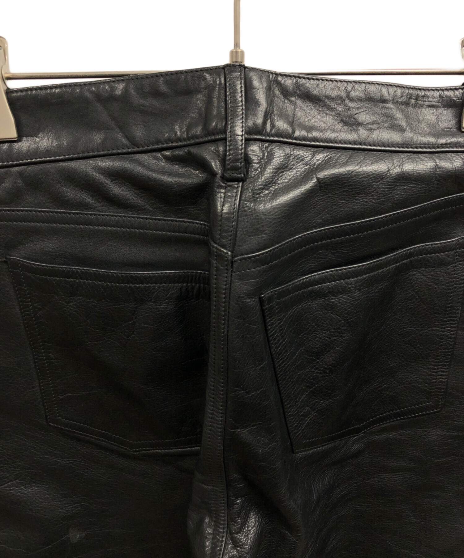 中古・古着通販】agnes b homme (アニエスベーオム) レザーパンツ