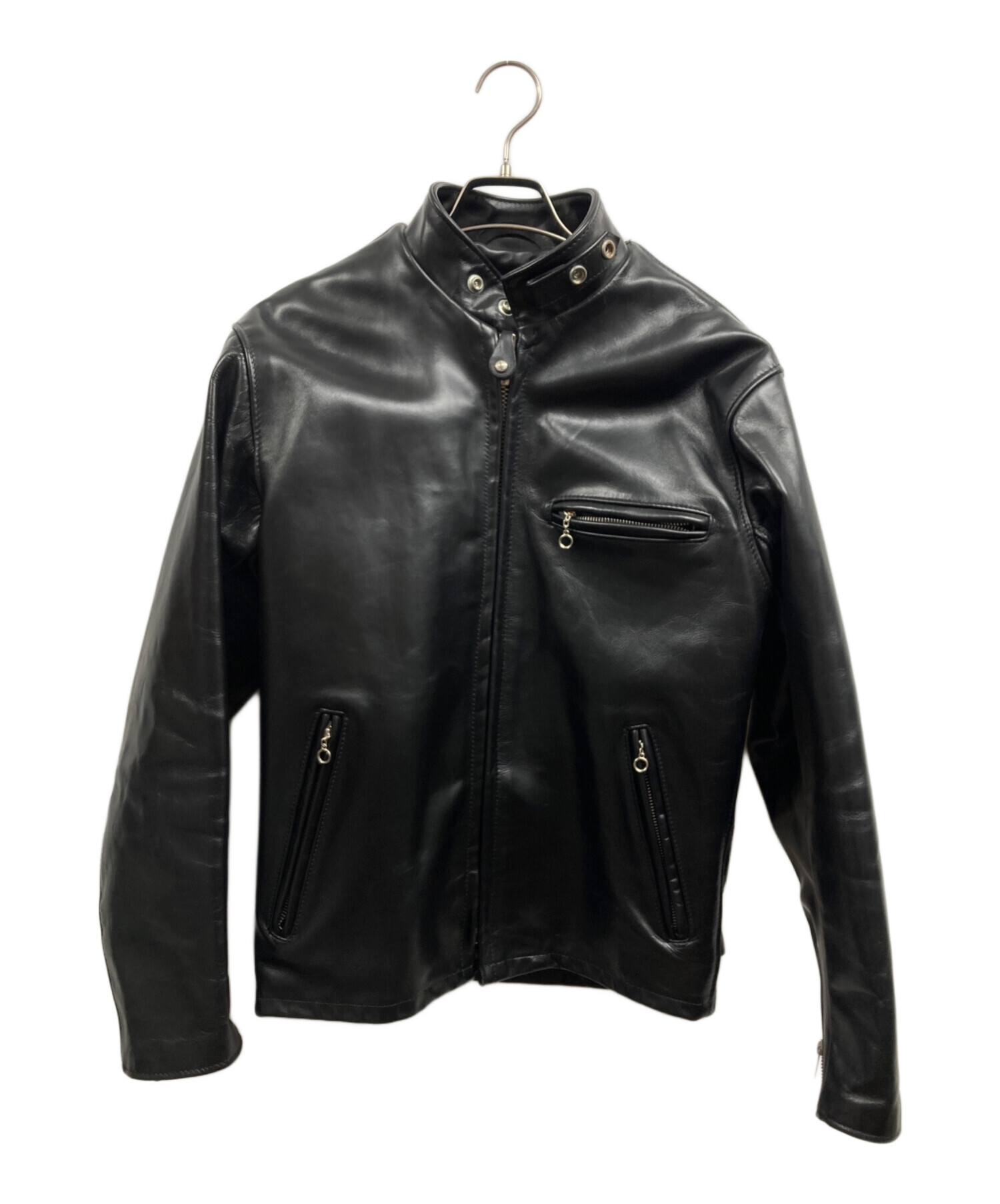 美品　schott ショット　シングルライダースジャケット　レザー38 ライナー 中古・古着通販】Schott (ショット) ライナー付シングルライダース