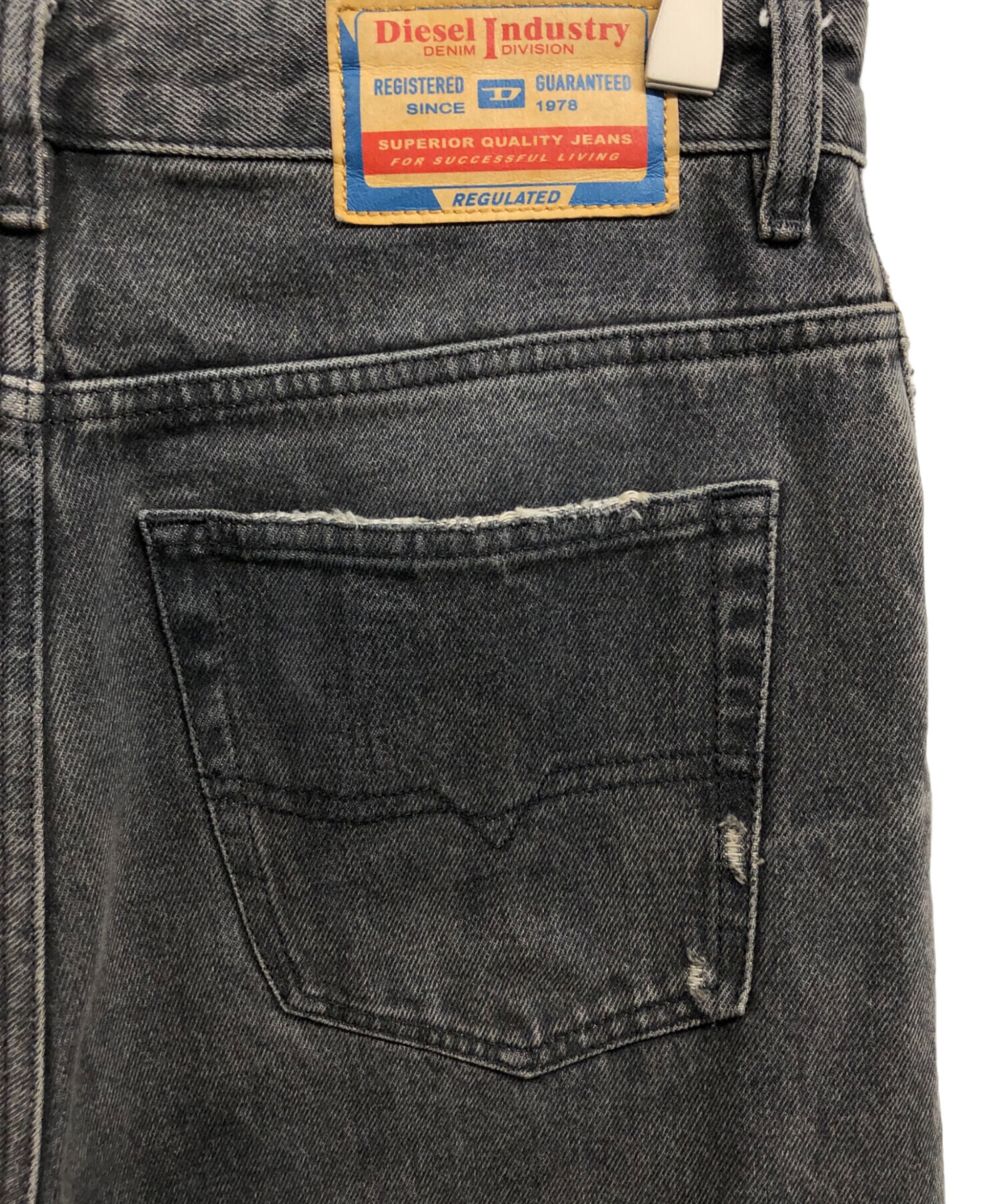 中古・古着通販】DIESEL (ディーゼル) 1999デニムパンツ ブラック 