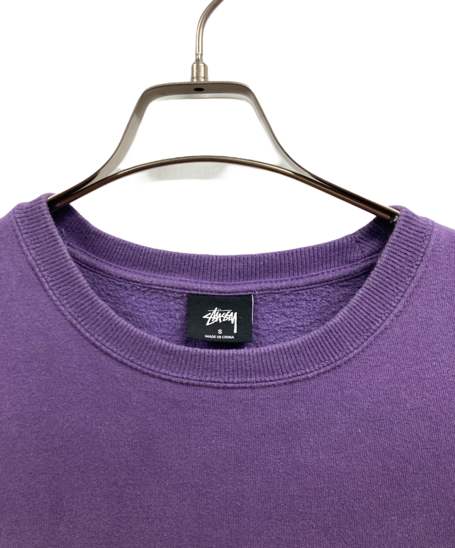 中古・古着通販】stussy (ステューシー) ロゴスウェット パープル