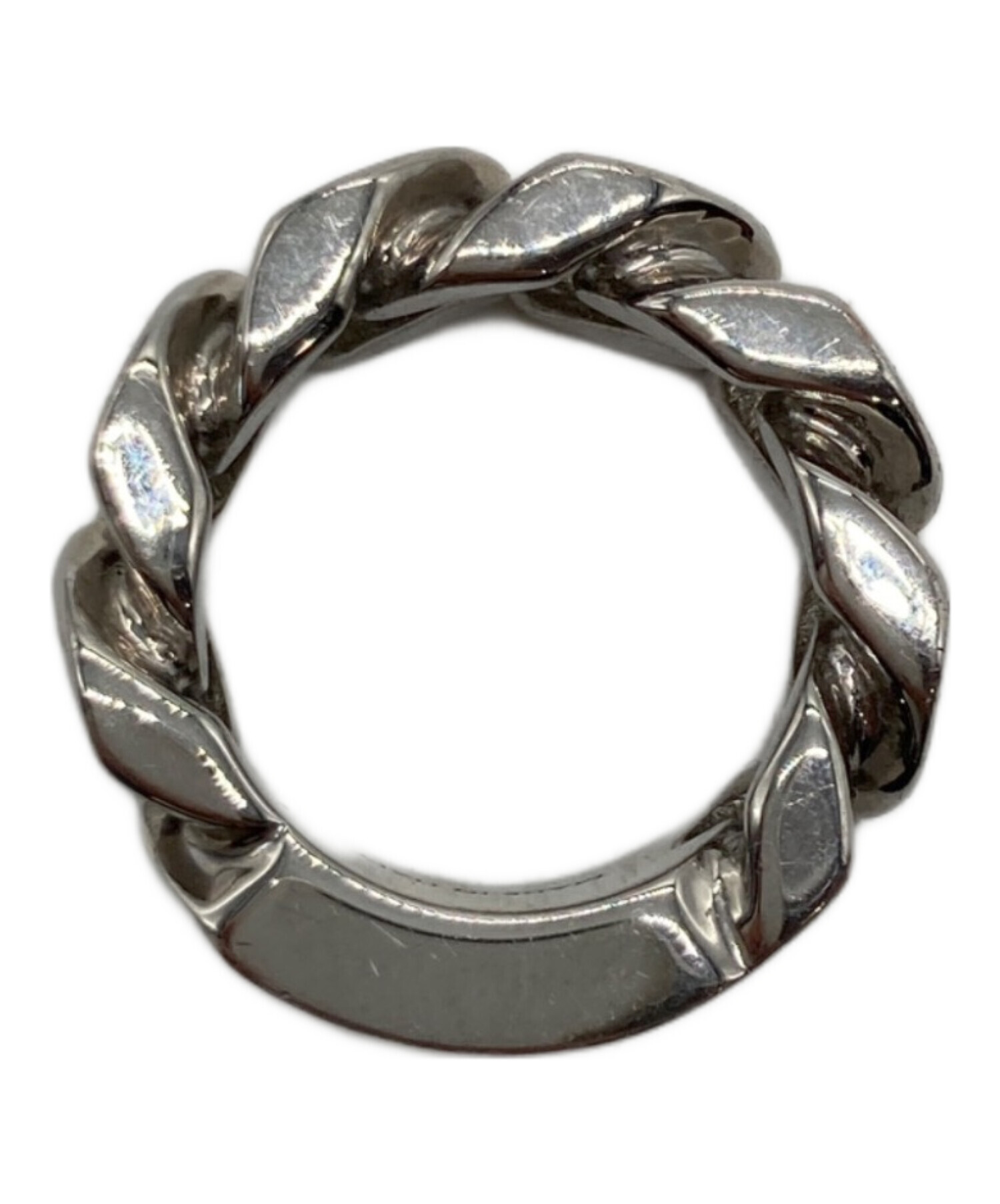 く*ぅ様 MM6 Maison Margiela ナンバリングロゴ プレート ネ MM6 エムエム6 メゾンマルジェラ MAISON MARGIELA リング NUMERIC CUFF