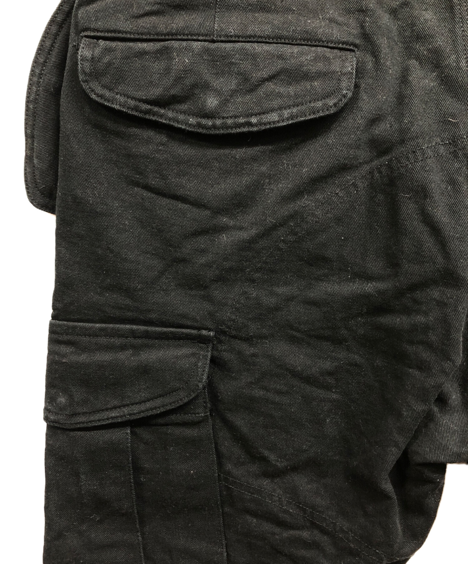 中古・古着通販】GERUGA (ゲルガ) CARGO PANTS -HEAVY CHINO- ブラック