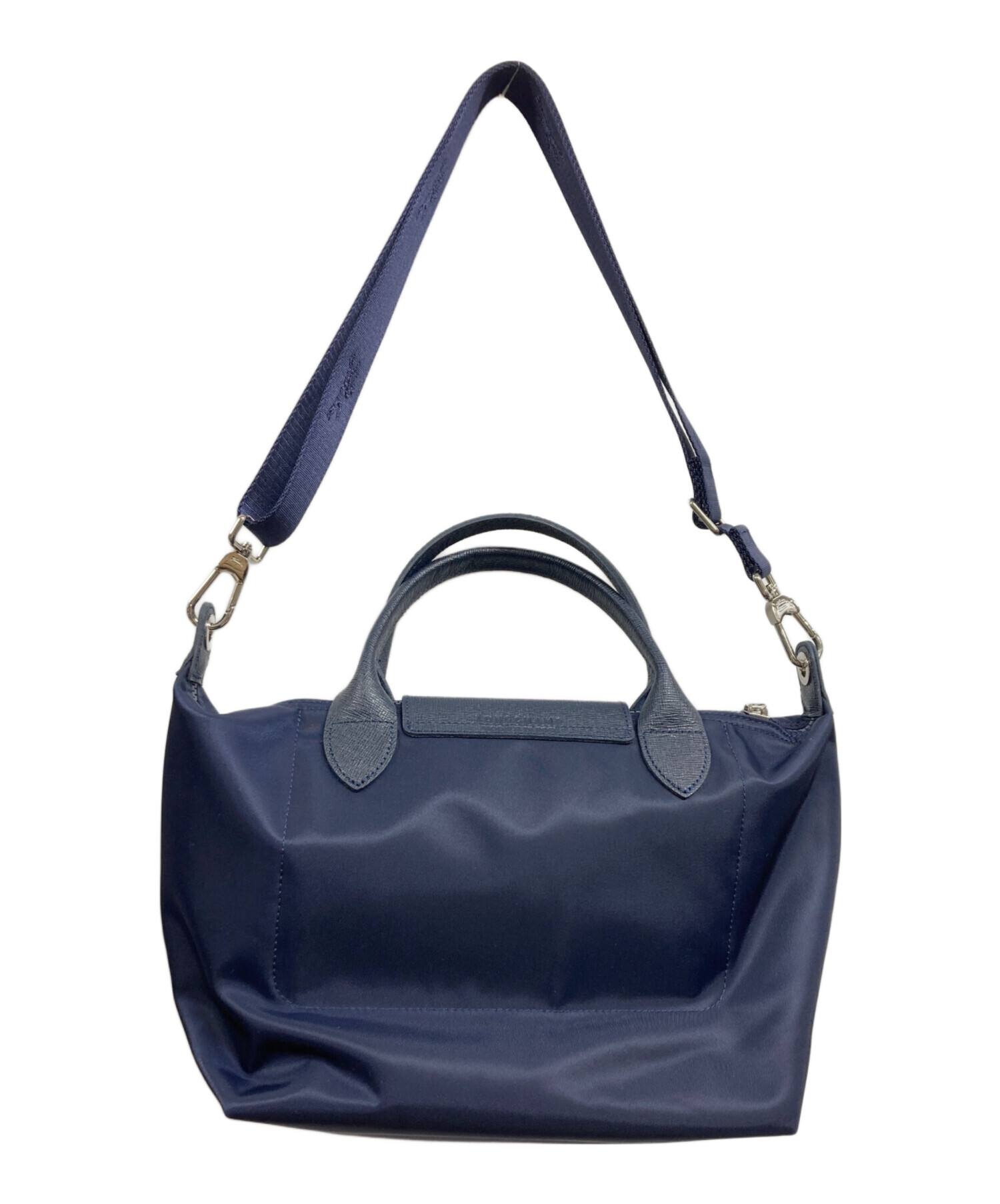 LONGCHAMP ロンシャン ショルダーバッグ - 紺 【古着】【中古】 中古・古着通販】LONGCHAMP (ロンシャン) 2WAYバッグ ネイビー