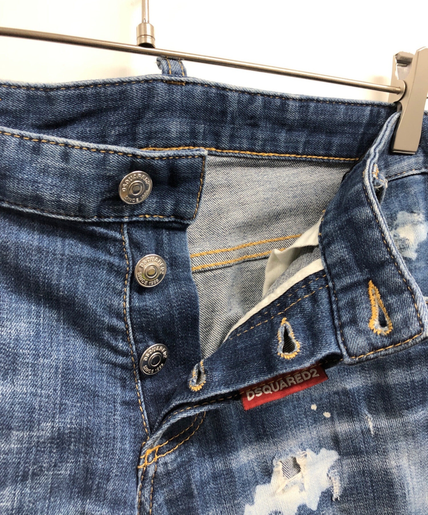 中古・古着通販】DSQUARED2 (ディースクエアード) ダメージスキニー