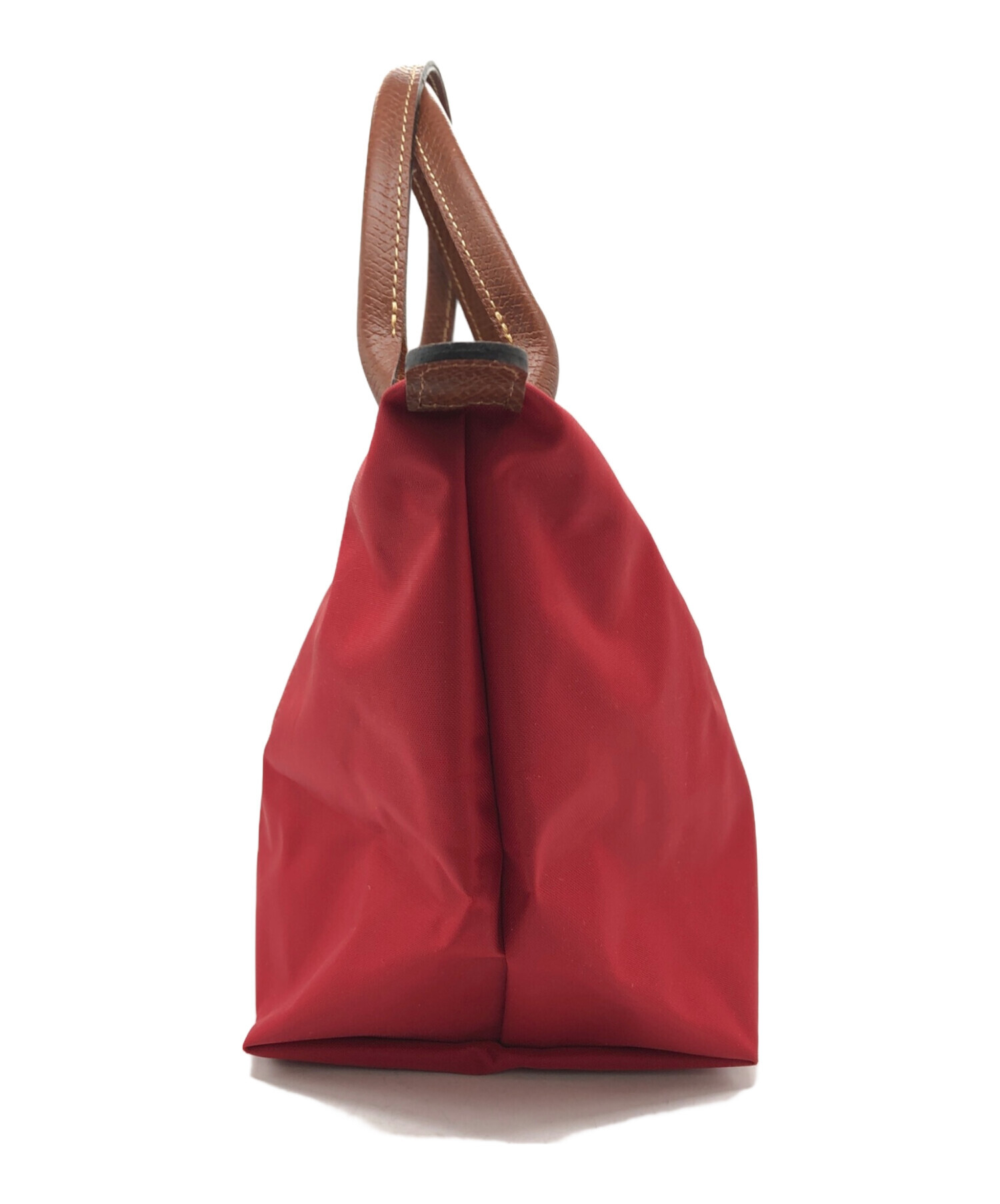 中古・古着通販】LONGCHAMP (ロンシャン) ハンドバッグ レッド