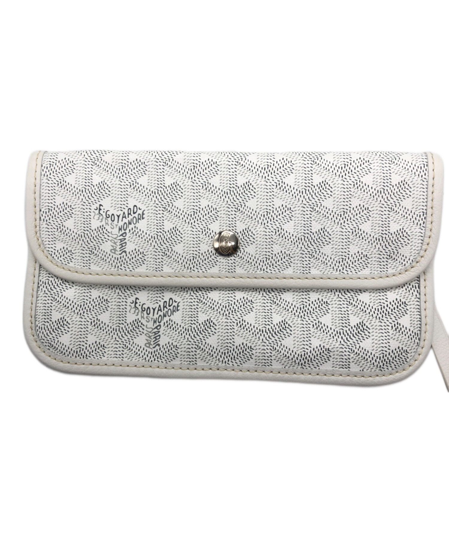 新品未使用 サンルイ トートバッグ ホワイト 中古・古着通販】GOYARD (ゴヤール) サンルイPM トートバッグ ホワイト