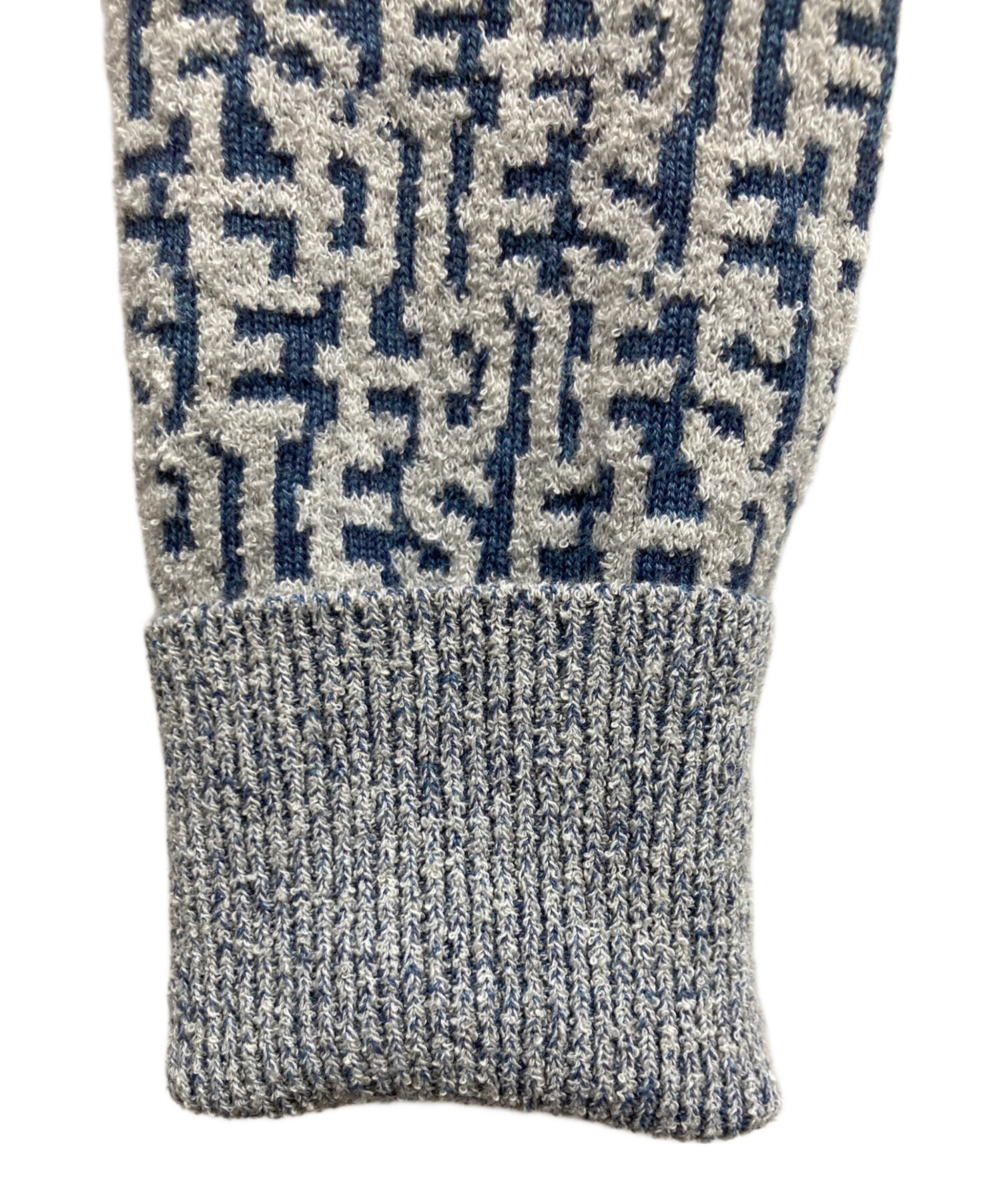 DIESEL ニット XL ジャガードデザイン　ホワイト ディーゼル DIESEL ニット XL ジャガードデザイン ホワイト ディーゼル 中古・古着