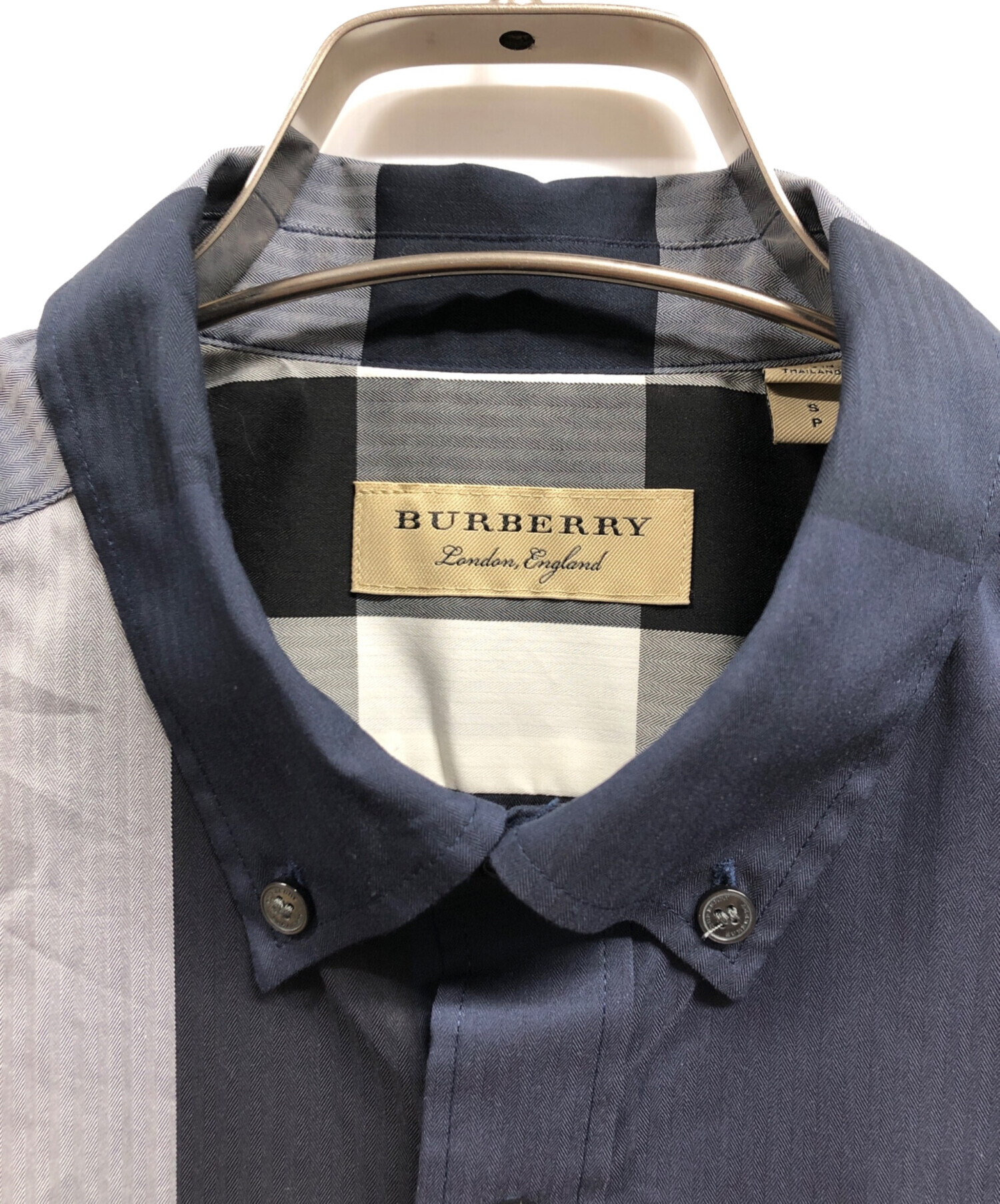 【大きいサイズ】【15】BURBERRY LONDON メガチェック ポロシャツ BURBERRY（バーバリー） シャツ メンズ チェックシャツ チェック