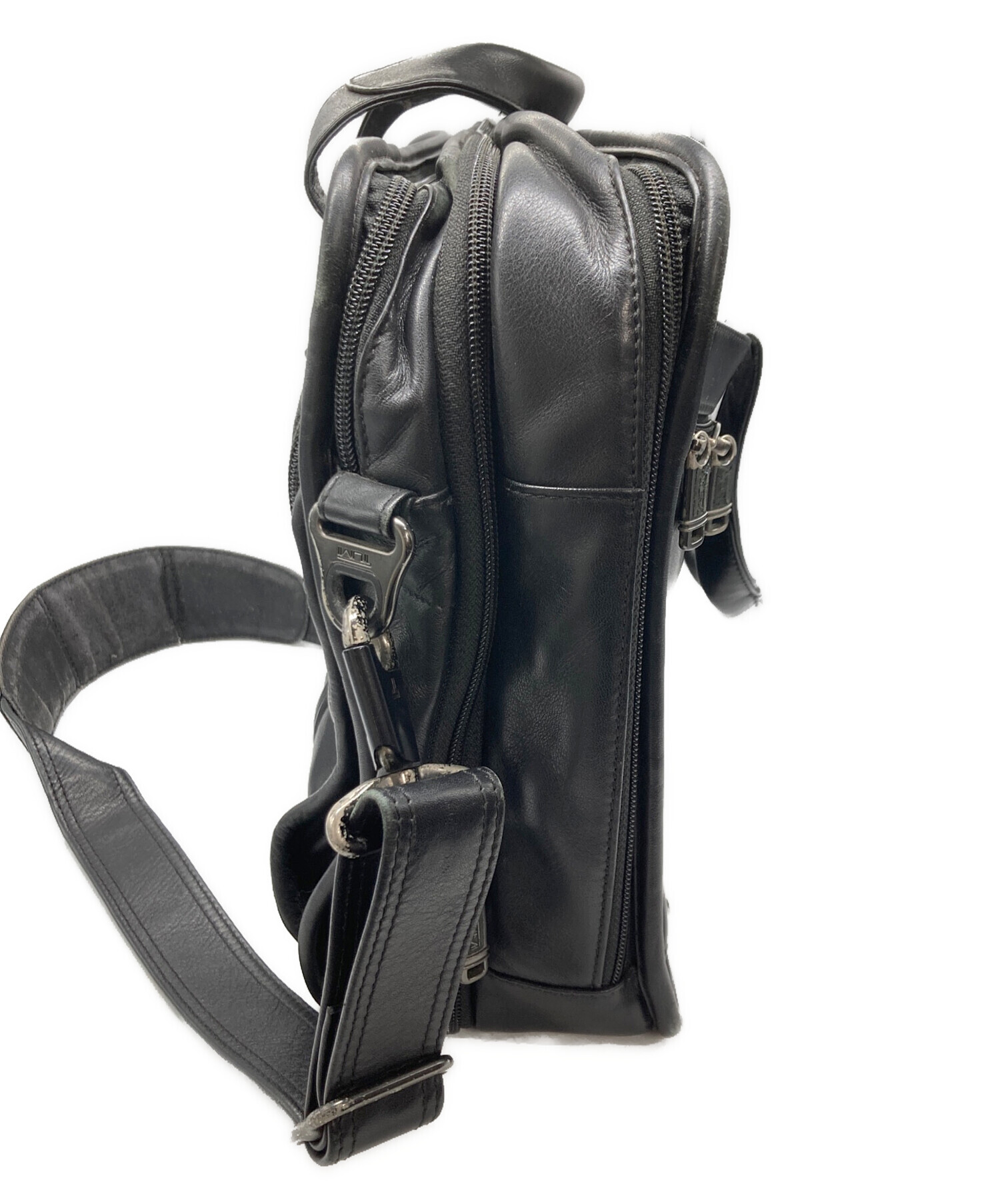 中古・古着通販】TUMI (トゥミ) レザーオーガナイザー 2wayバッグ