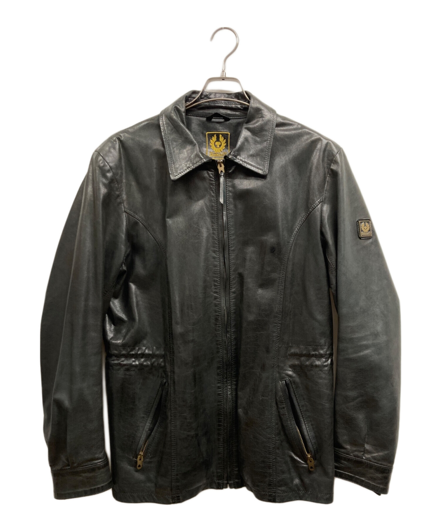 中古・古着通販】BELSTAFF (ベルスタッフ) レザージャケット ブラック 
