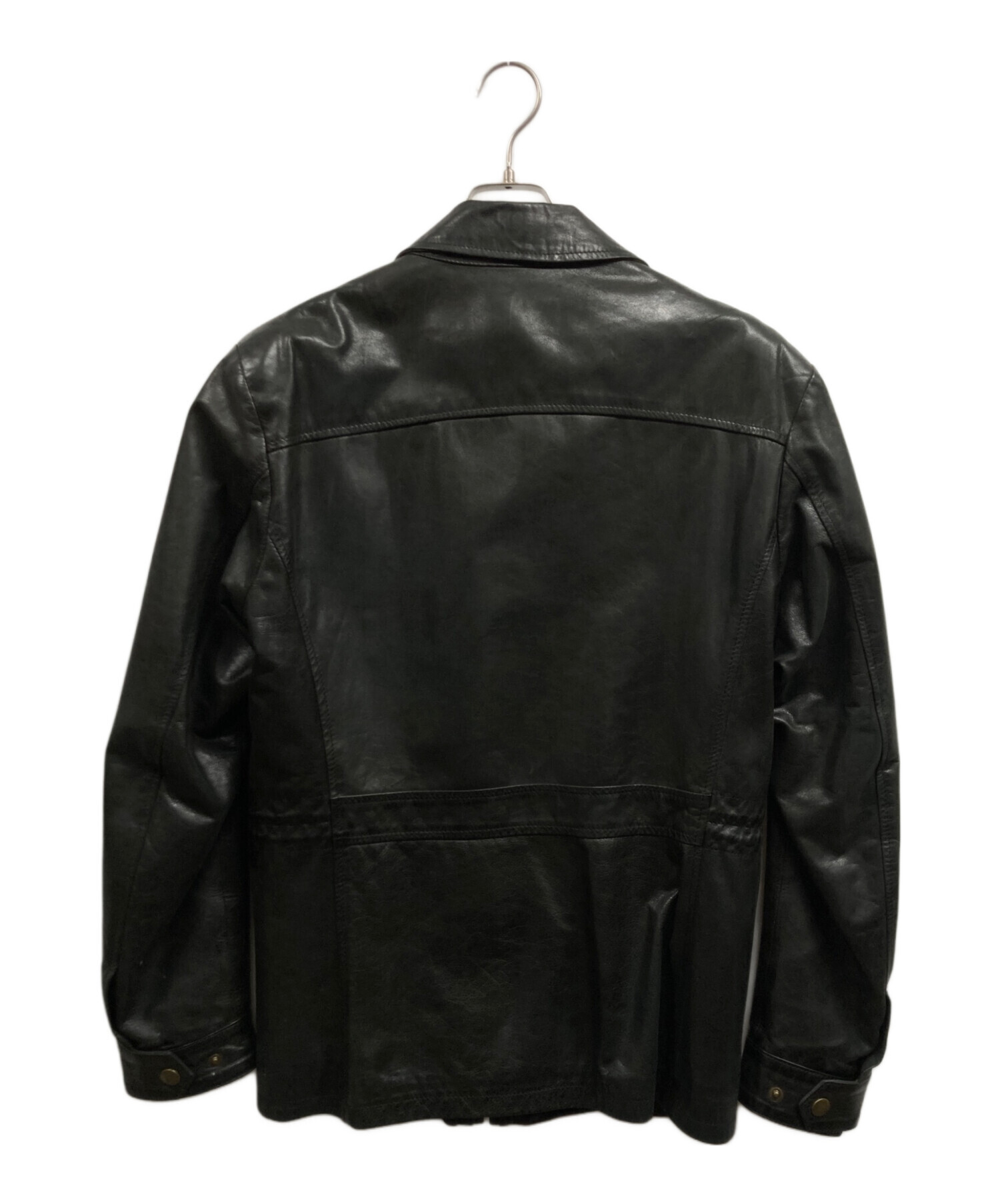 中古・古着通販】BELSTAFF (ベルスタッフ) レザージャケット ブラック 