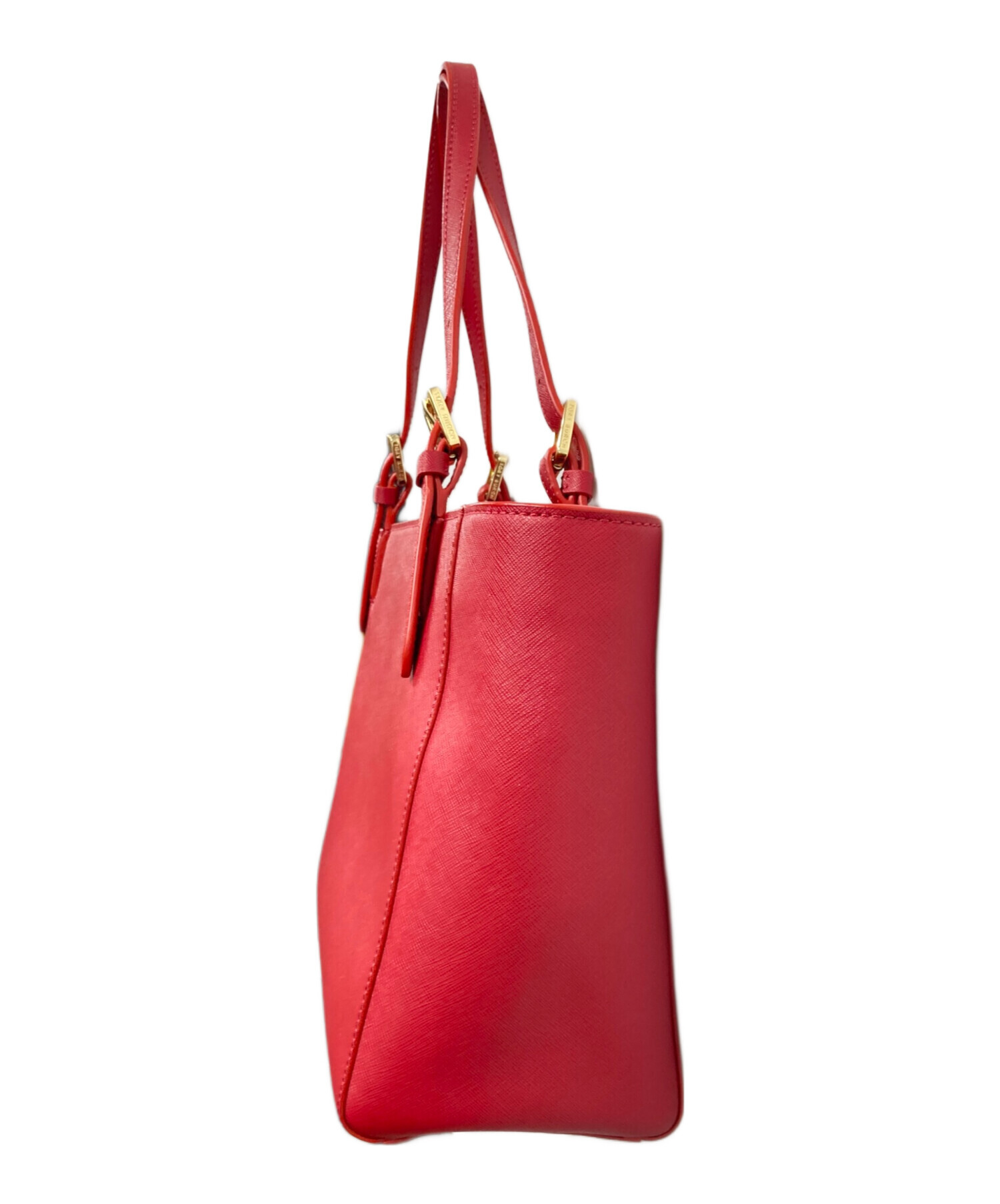【ドリーム池田店】TORY BURCH/トリバーチ　トートバッグ　レッド　未使用品　IKZ-914 TORY BURCH トリーバーチ トートバッグ ポーチ付 レッド - 中古バッグ