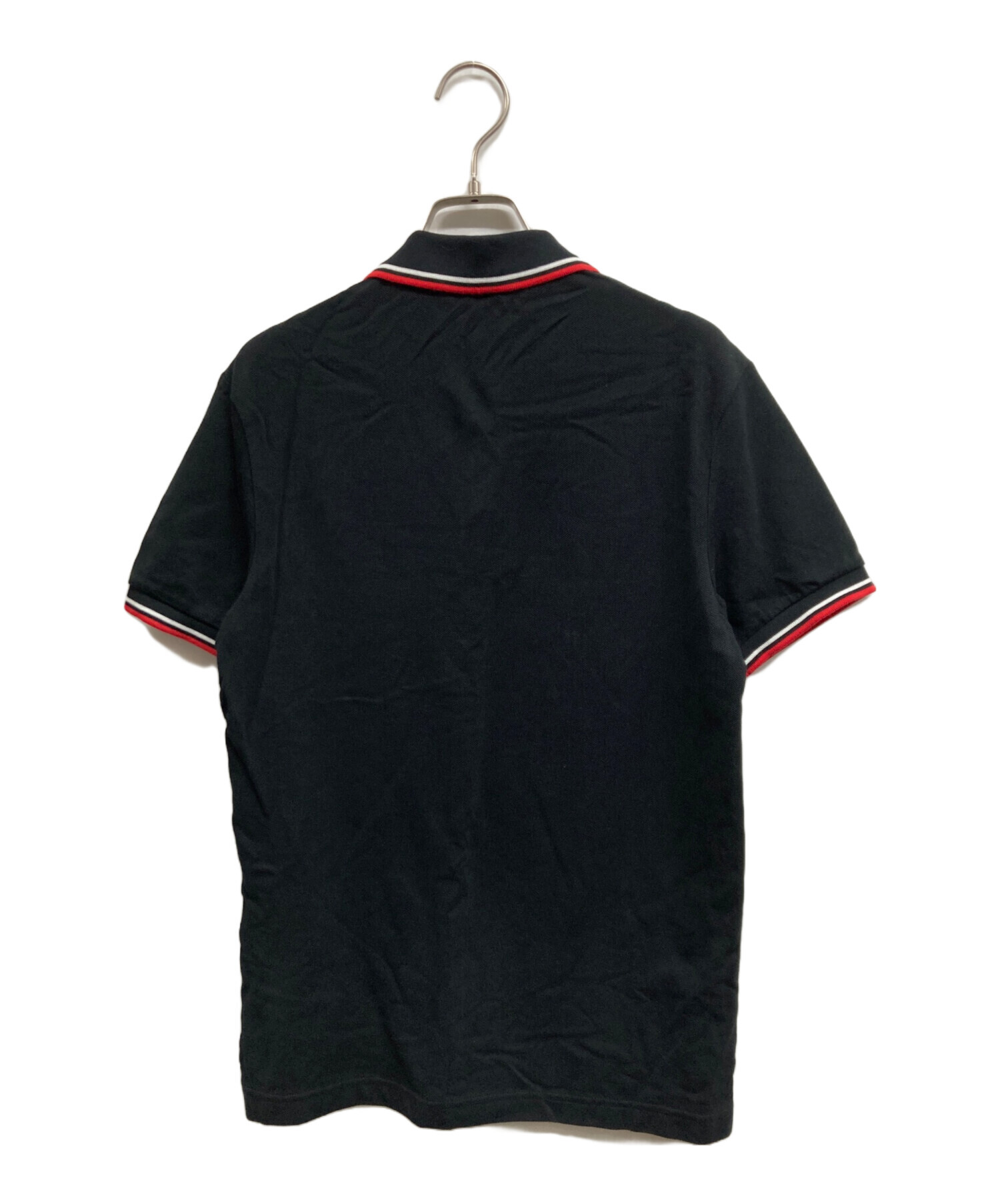 B*i様 PRADA ポロシャツ ブラック Sサイズ 中古・古着通販】PRADA (プラダ) ポロシャツ ブラック サイズ:S