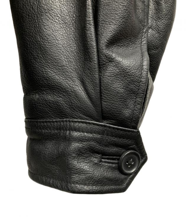 中古・古着通販】GAP (ギャップ) レザージャケット ブラック サイズ:S