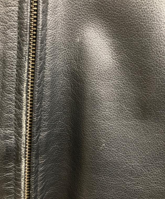 中古・古着通販】GAP (ギャップ) レザージャケット ブラック サイズ:S