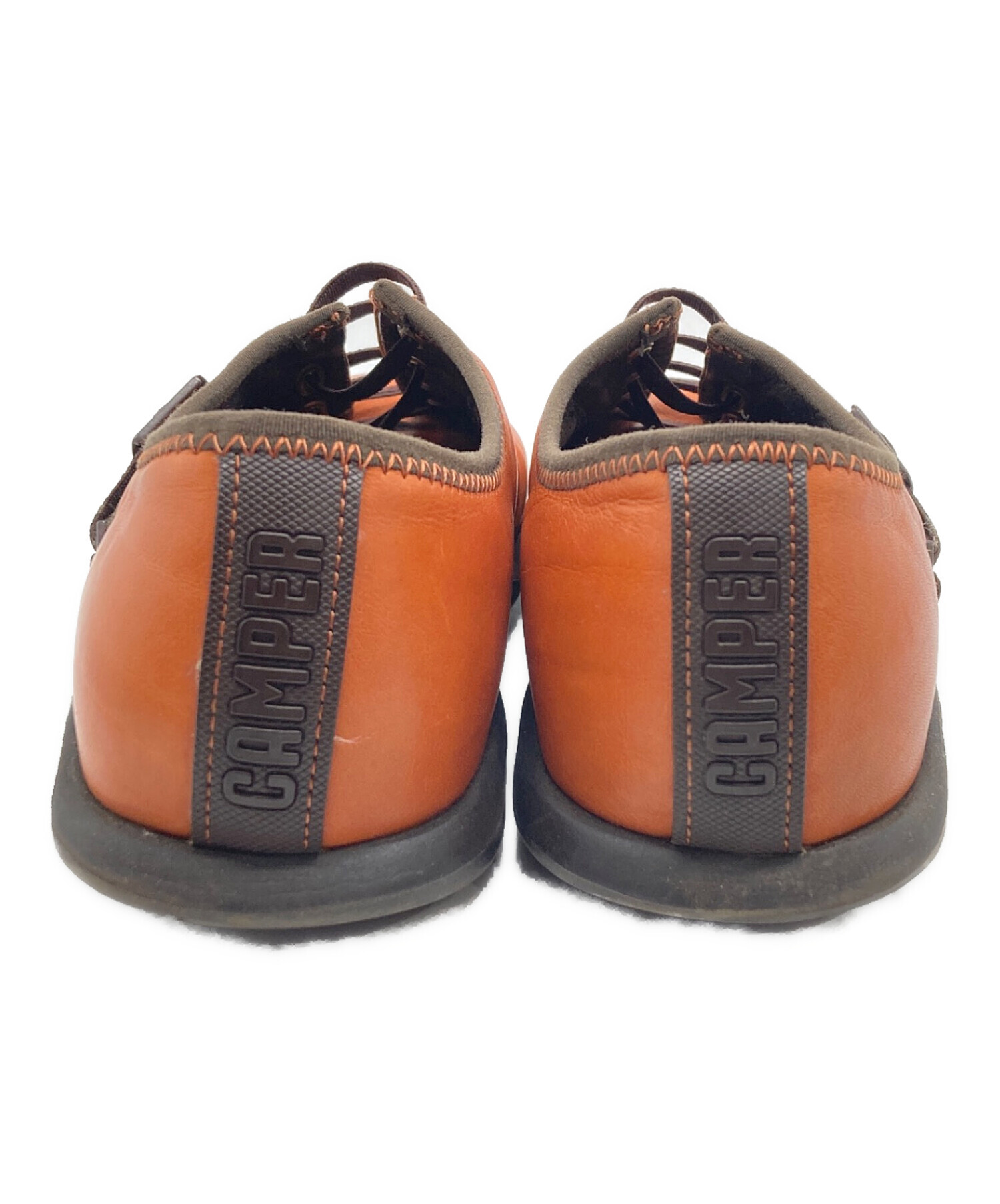 中古・古着通販】CAMPER (カンペール) Aire レザースニーカー ブラウン