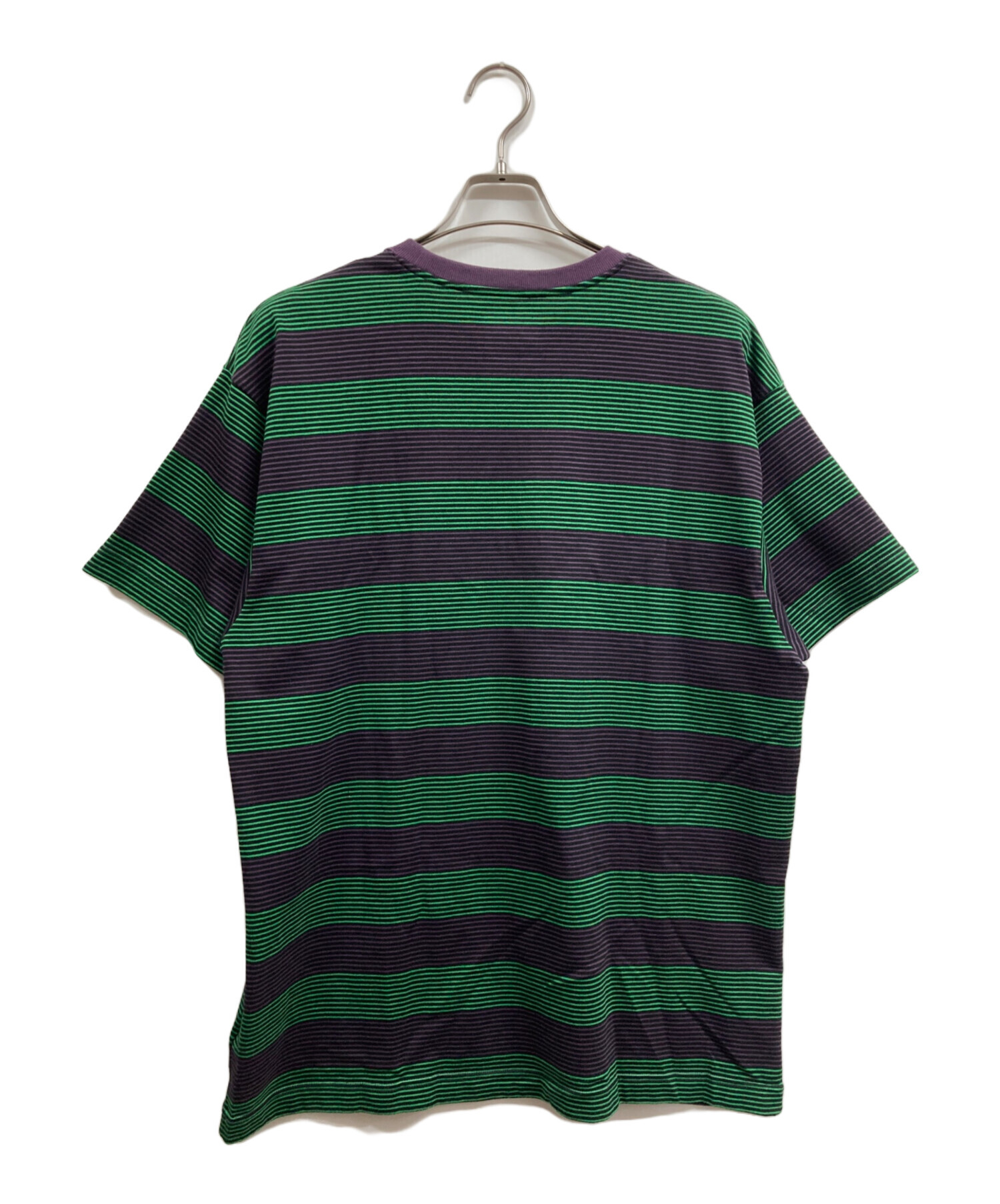 中古・古着通販】WTAPS (ダブルタップス) ボーダーTシャツ パープル