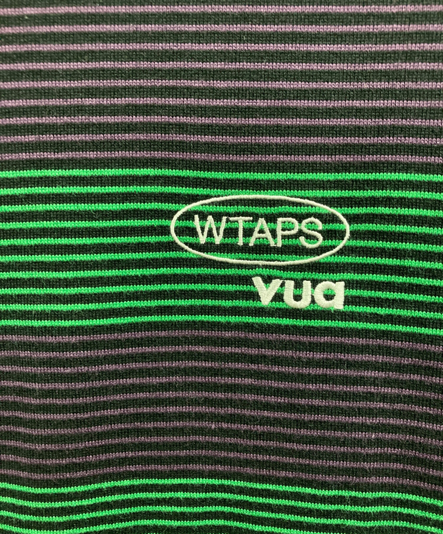 中古・古着通販】WTAPS (ダブルタップス) ボーダーTシャツ パープル