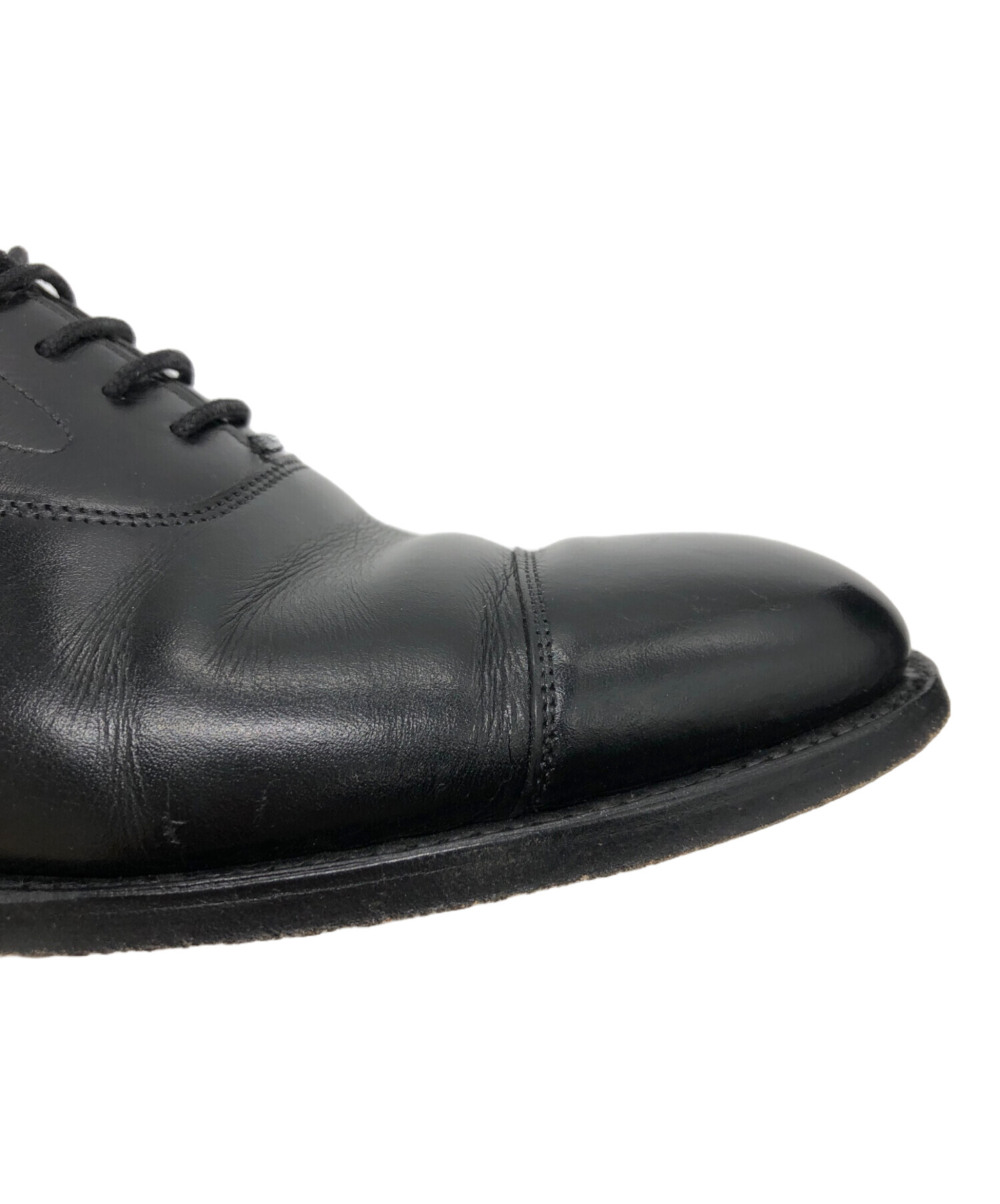 美品 ジョセフチーニーアンドサンズ ストレートチップ ブラック 中古・古着通販】JOSEPH CHEANEY ＆ SONS (ジョセフ チーニー アンド