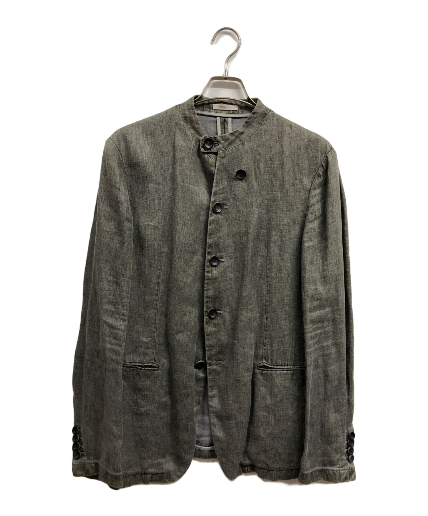 美品 ARMANI COLLEZIONI リネン テーラードジャケット 中古・古着通販】ARMANI COLLEZIONI (アルマーニ コレツィオーニ
