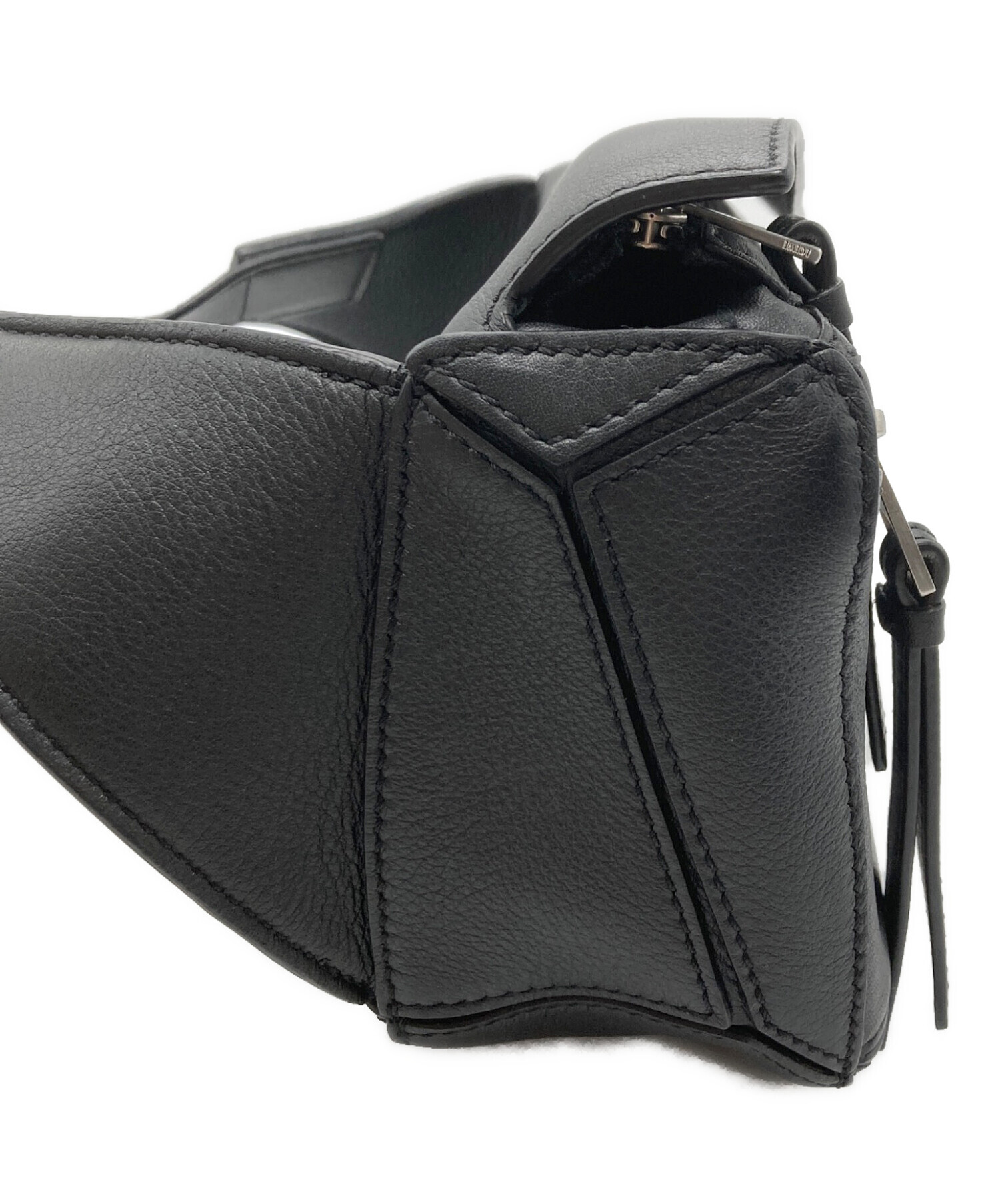 中古・古着通販】LOEWE (ロエベ) パズルミニ バムバッグ ブラック