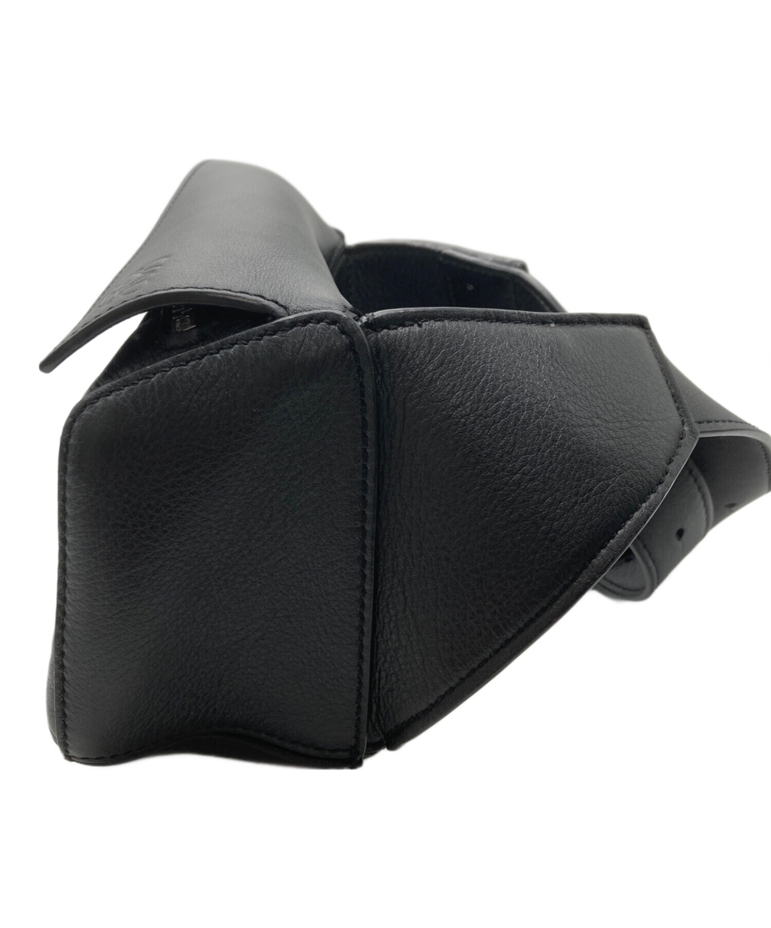 中古・古着通販】LOEWE (ロエベ) パズルミニ バムバッグ ブラック