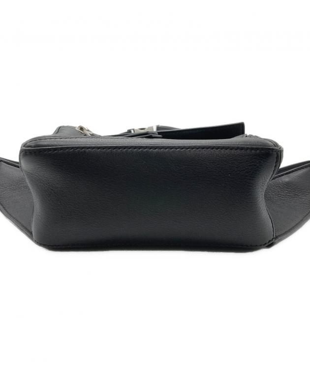 中古・古着通販】LOEWE (ロエベ) パズルミニ バムバッグ ブラック