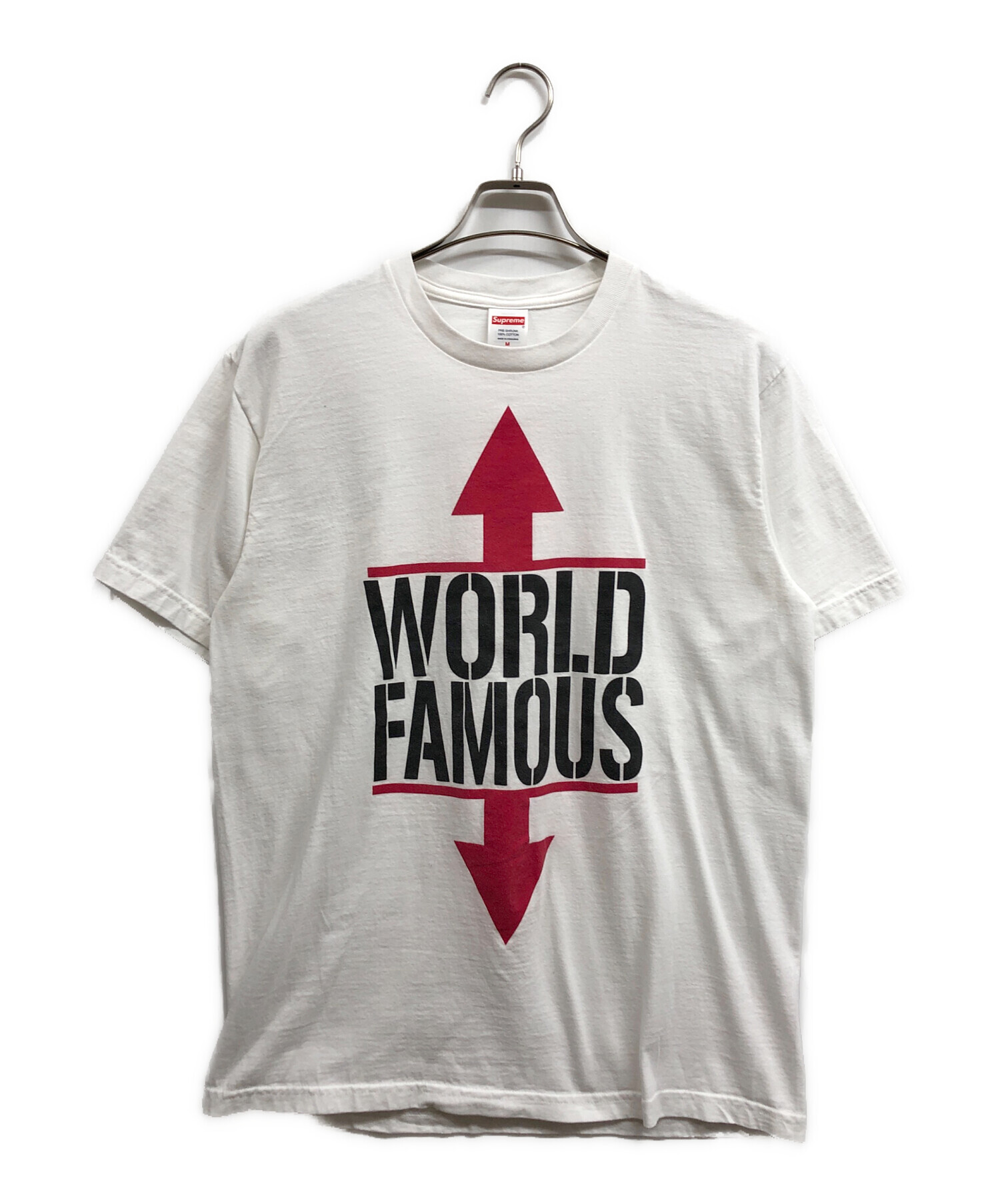 中古・古着通販】Supreme (シュプリーム) World Famous Tee ホワイト