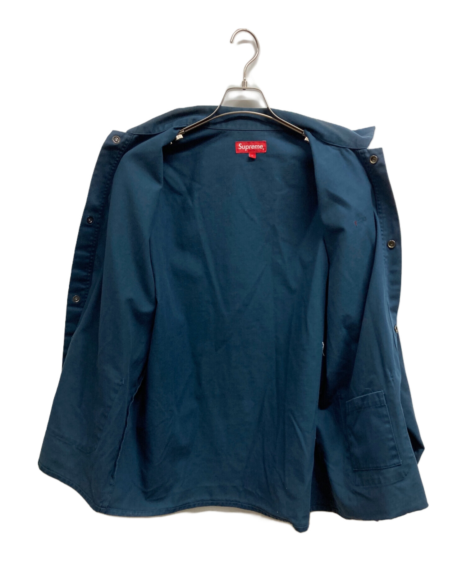 中古・古着通販】Supreme (シュプリーム) shop jacket ネイビー サイズ