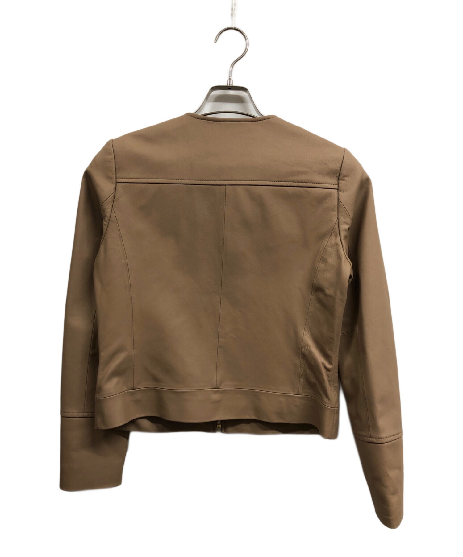 中古・古着通販】UNTITLED (アンタイトル) シープレザーノーカラー