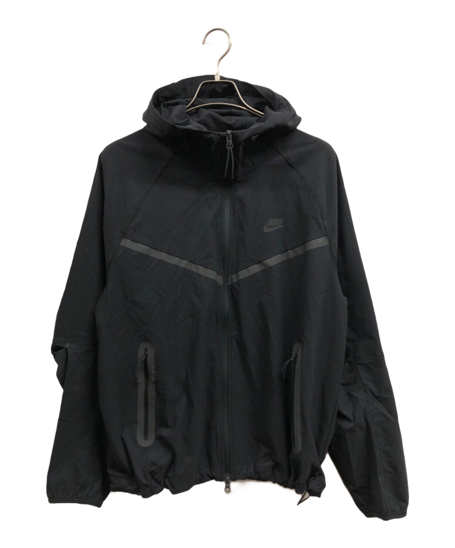 中古・古着通販】NIKE (ナイキ) TECH WR FZ WOVEN JKT ブラック サイズ