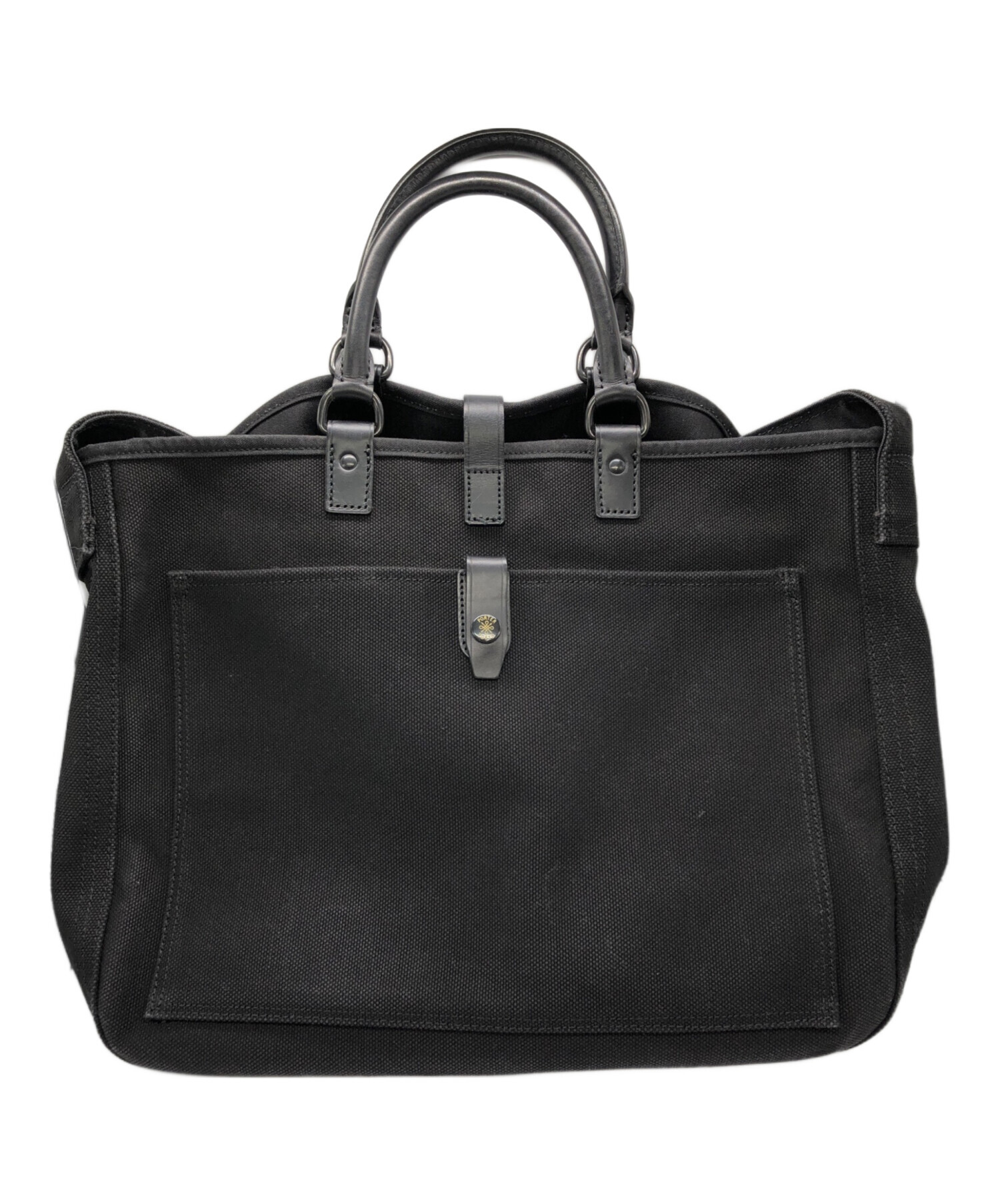 PORTER CORE コア 2WAY トートバッグ ショルダー 黒 中古・古着通販】PORTER (ポーター) CORE 2WAY トートバッグ ブラック