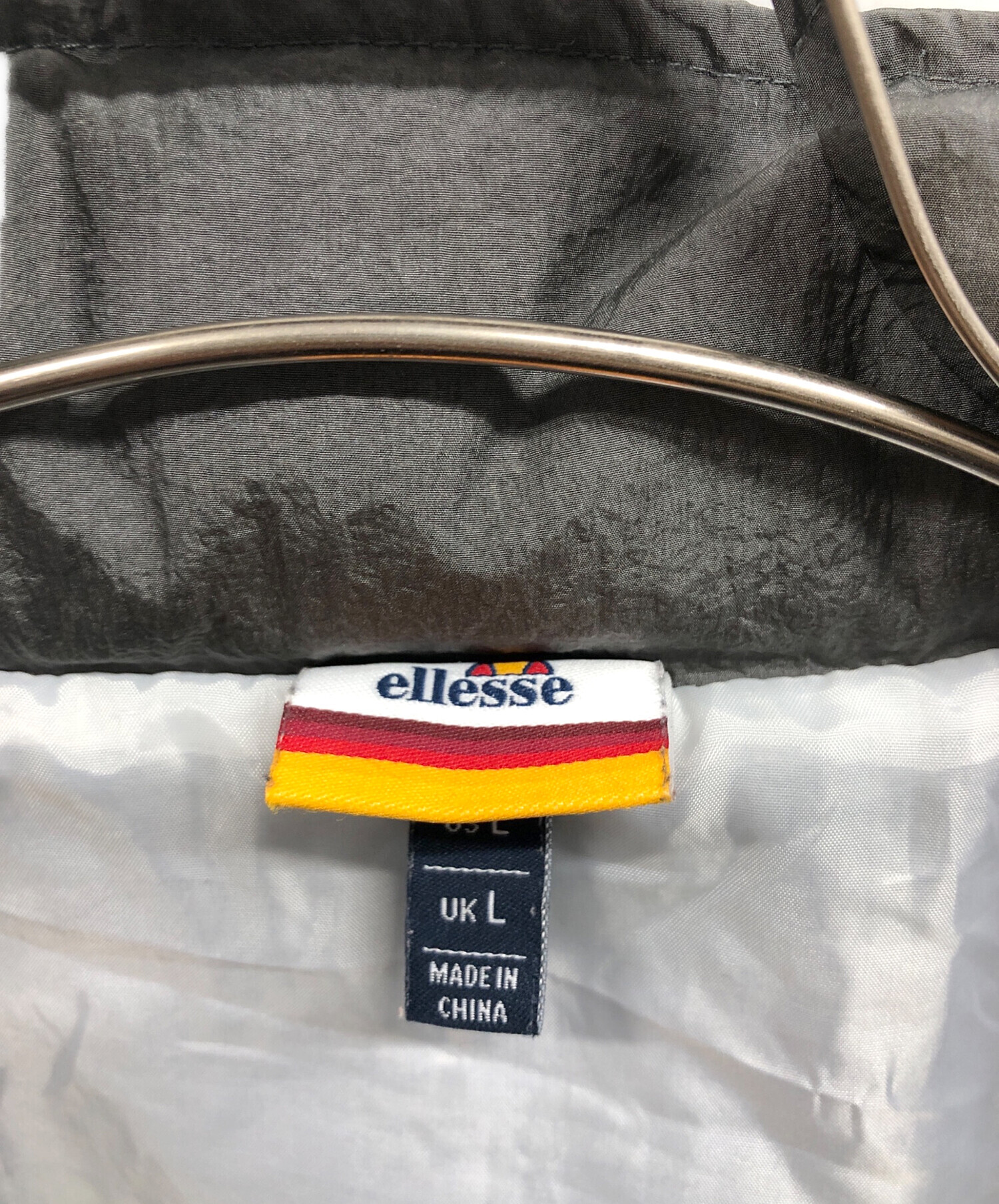 中古・古着通販】ellesse (エレッセ) ナイロンジャケット グレー