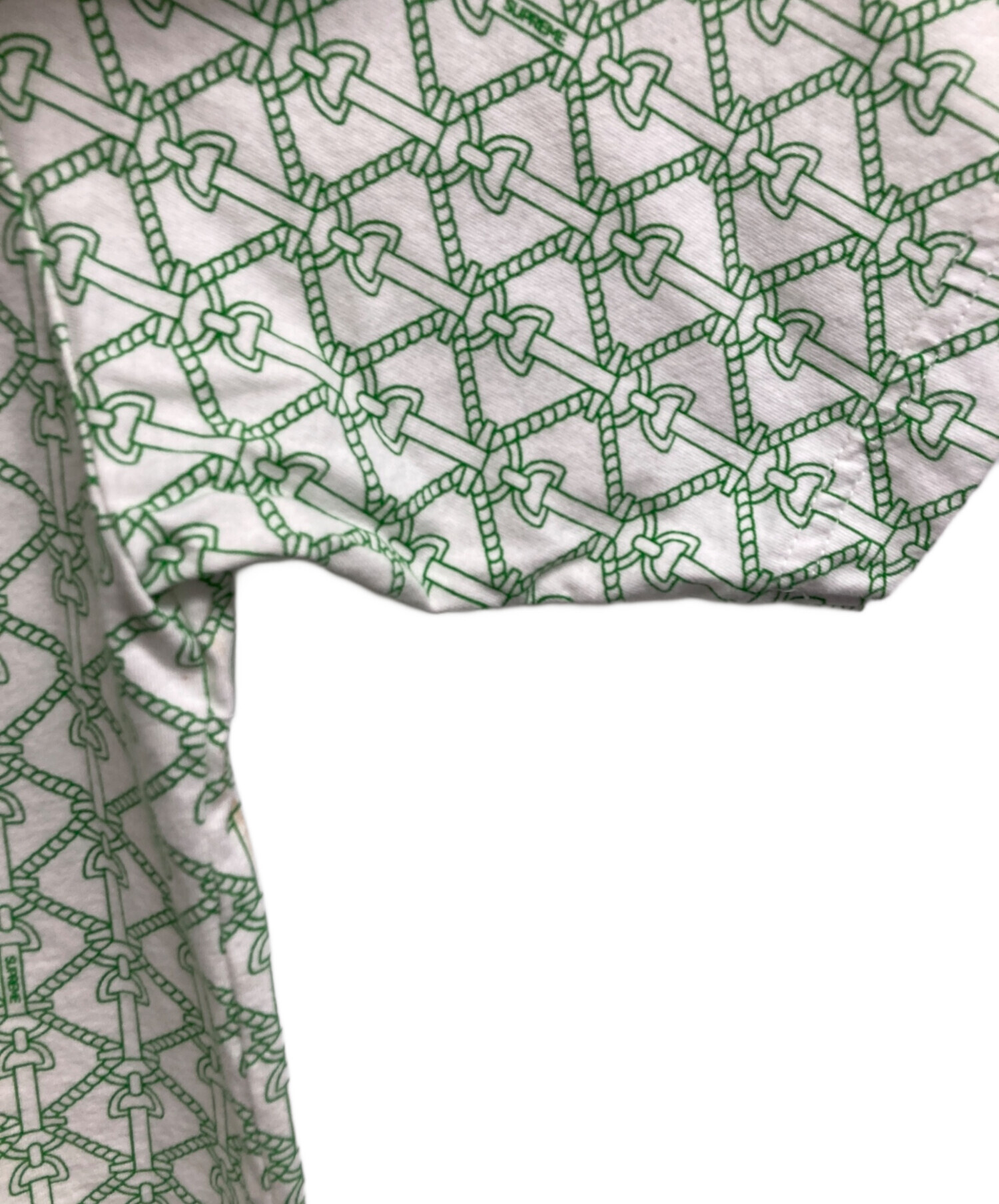 中古・古着通販】Supreme (シュプリーム) ROPE PRINT POLO グリーン