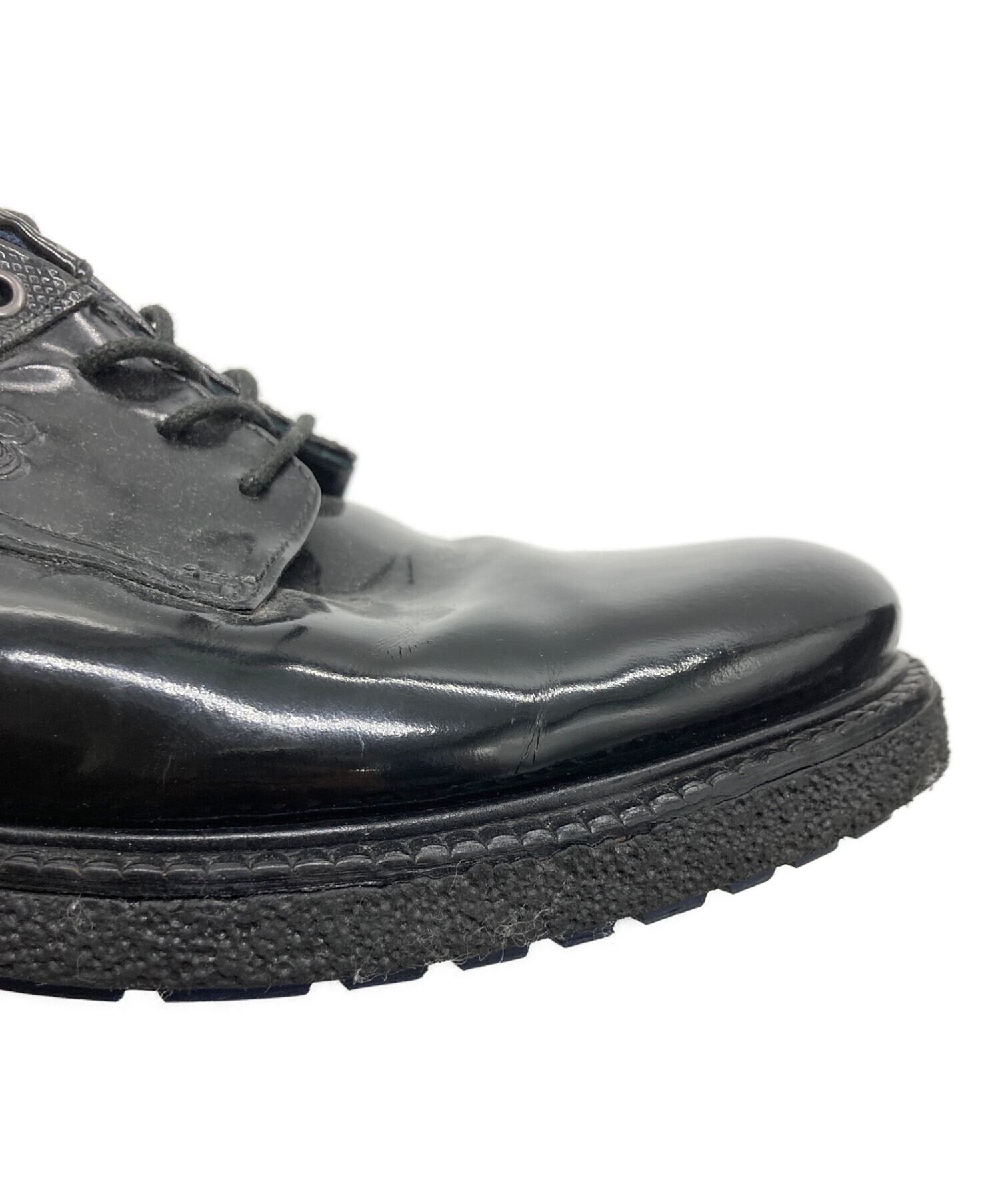 中古・古着通販】LANVIN (ランバン) プレーントゥシューズ ブラック