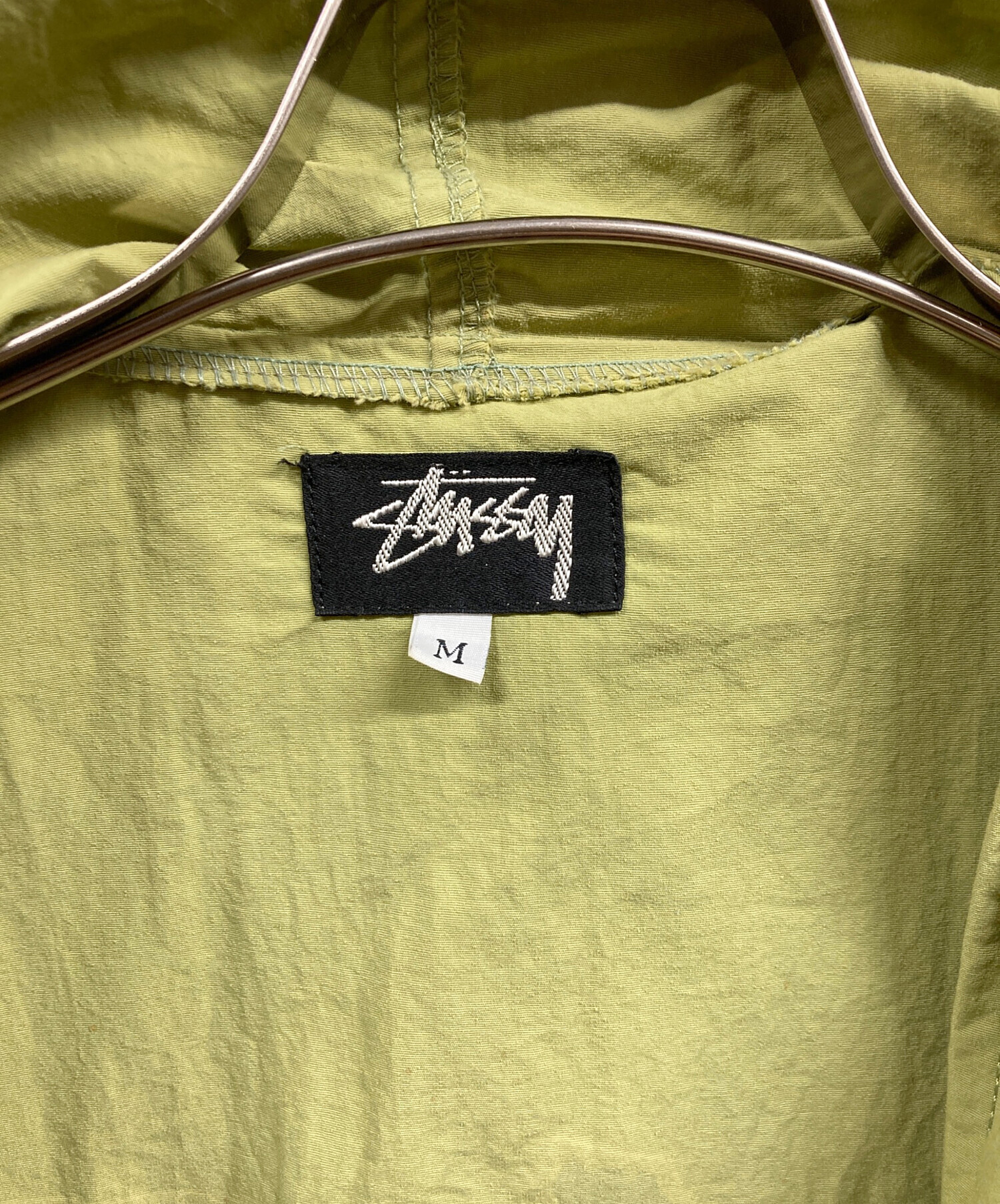 STUSSY（ステューシー） アウター M カーキ　レア物！ 中古・古着通販】stussy (ステューシー) 80's フーデッドコーチ