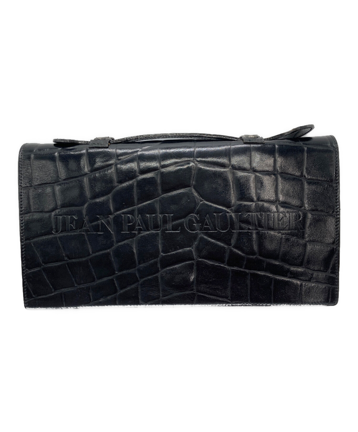 JeanPaul GAULTIER レザー３連クラッチ チェーンショルダーバッグ 中古・古着通販】Jean Paul GAULTIER (ジャンポールゴルチェ) クラッチ