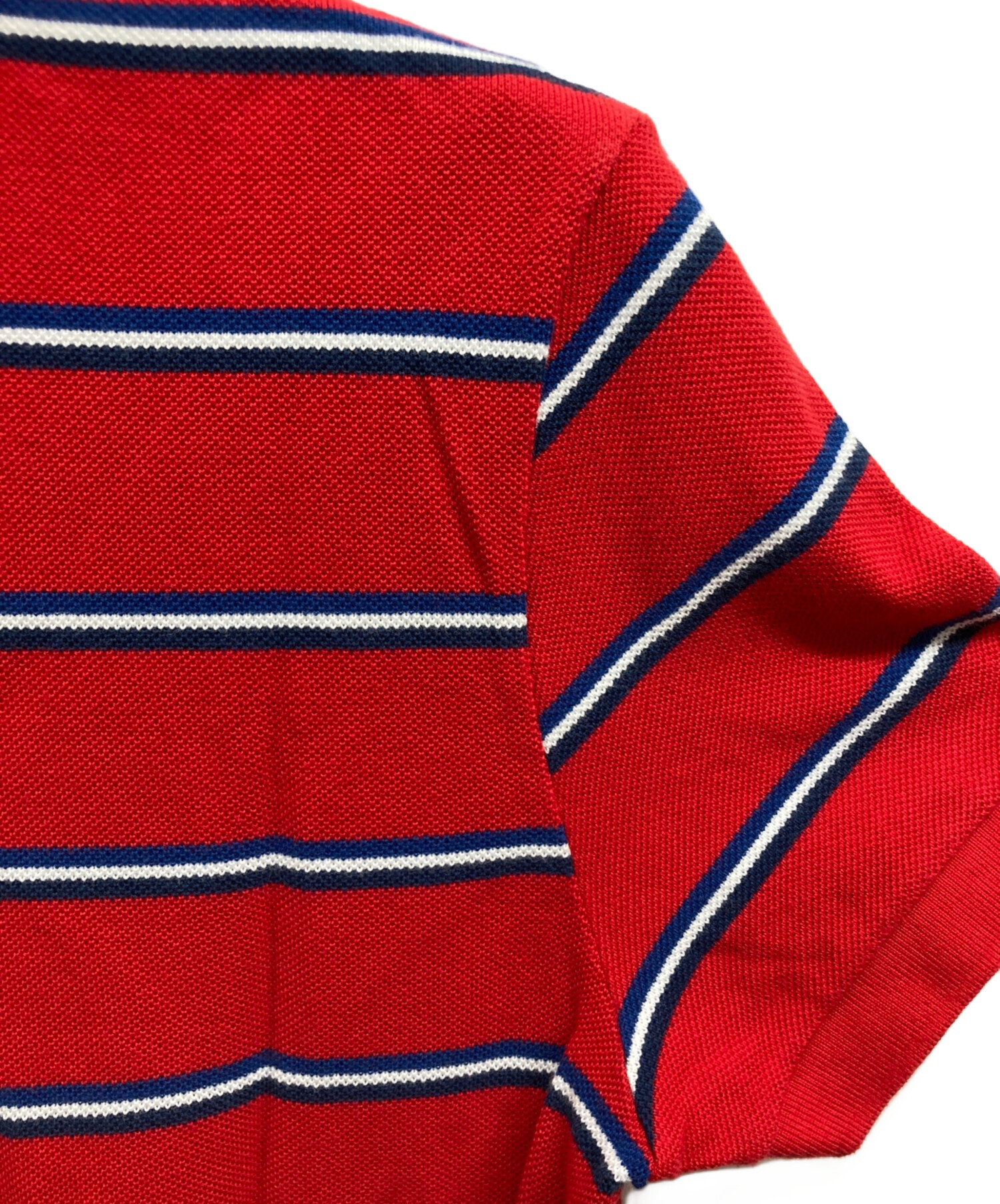 中古・古着通販】LACOSTE (ラコステ) ポロシャツ レッド サイズ:XS