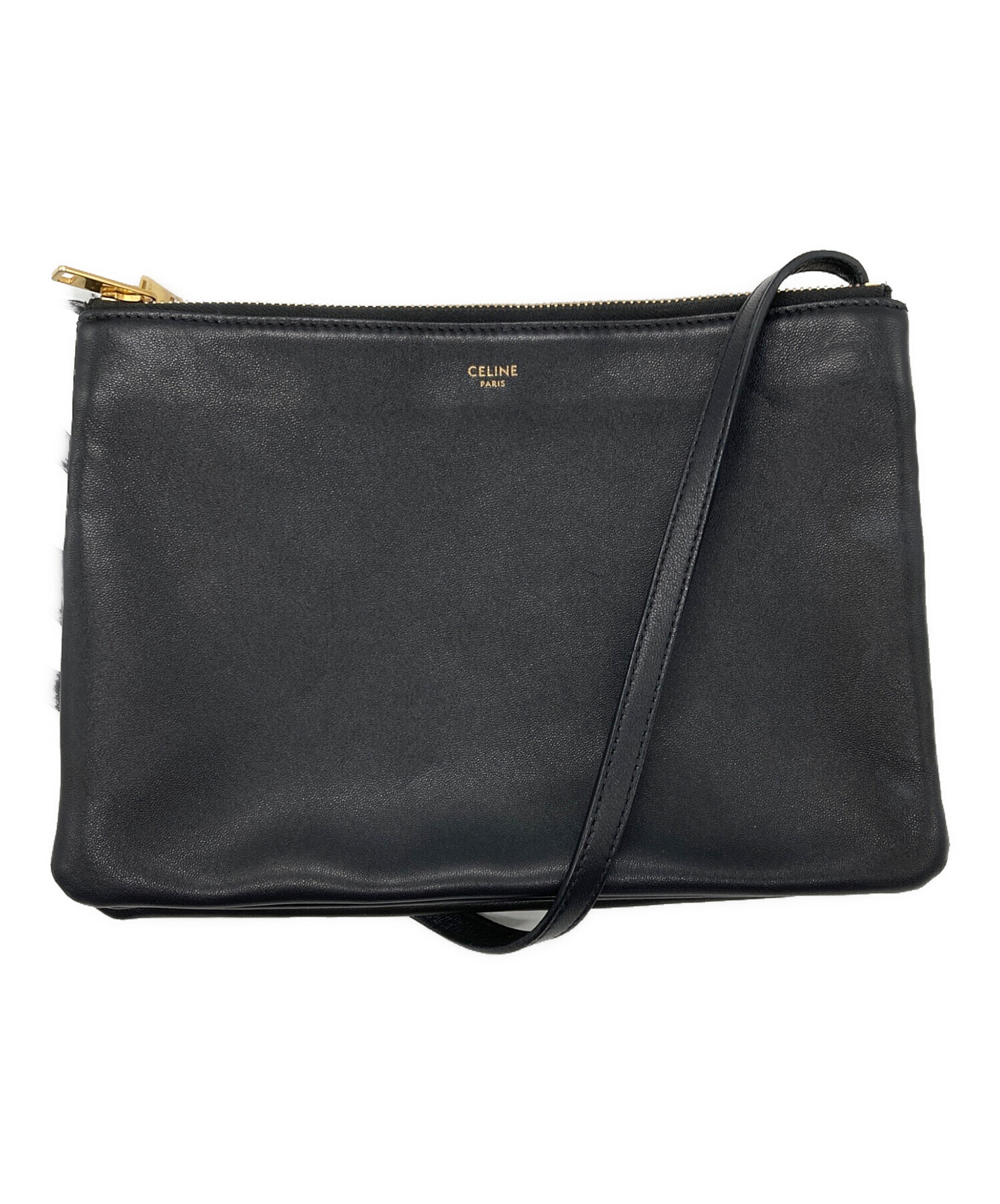 未使用品！CELINE【セリーヌ】TORIO トリオ ショルダーバッグ ラージ 中古・古着通販】CELINE (セリーヌ) トリオラージ ショルダーバッグ