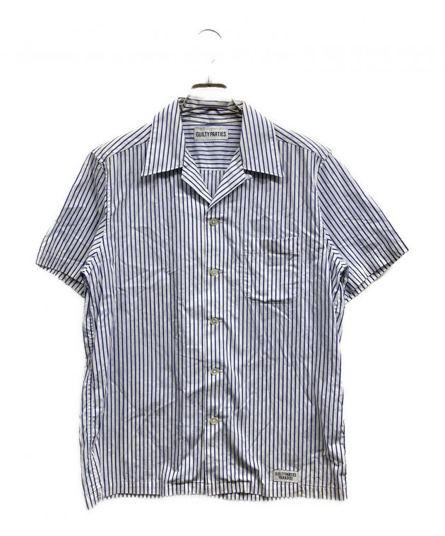 中古・古着通販】WACKO MARIA (ワコマリア) ストライプオープンカラー 
